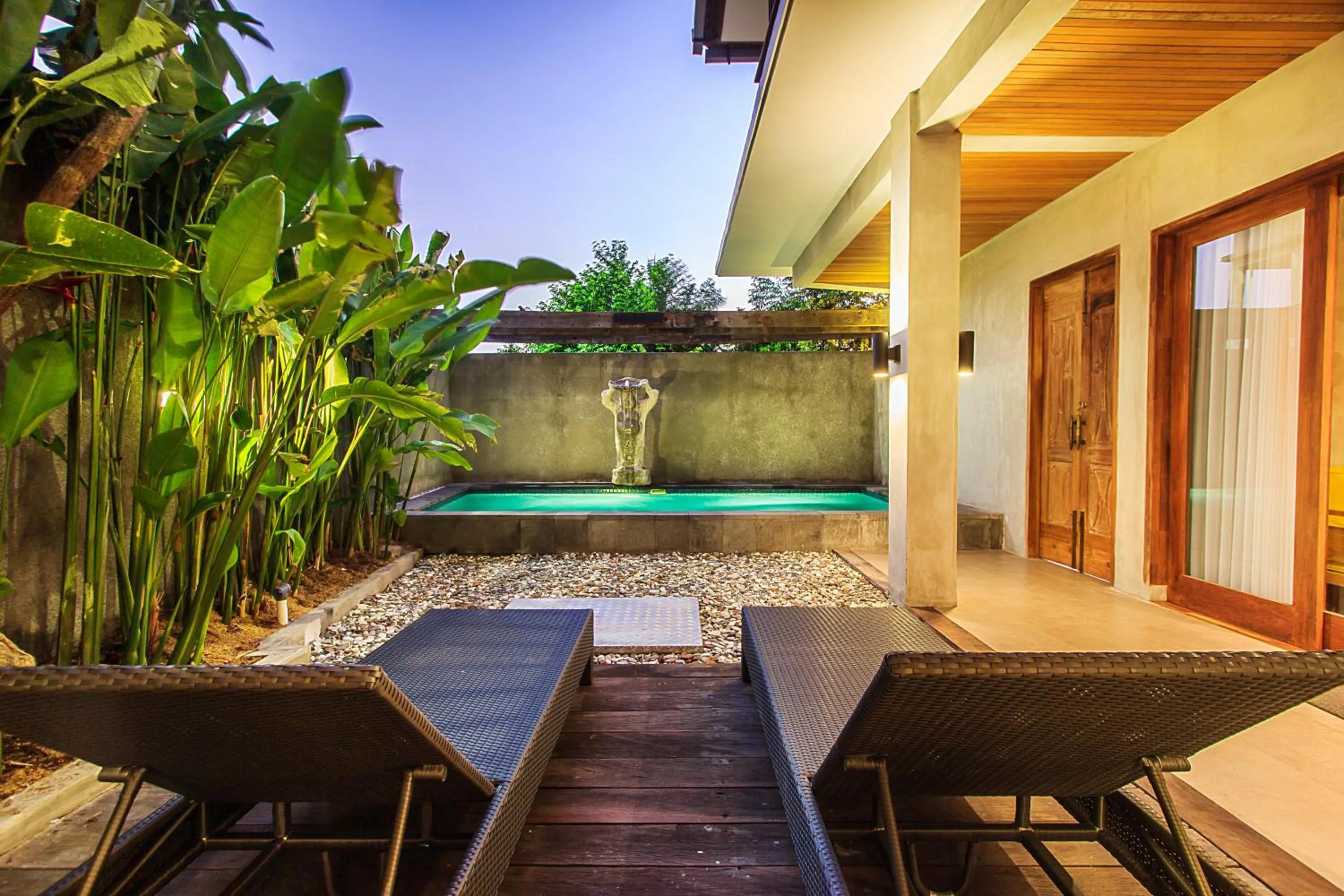 Swimming pool in Kuta Legian Villa 3 Bedroom Private pool