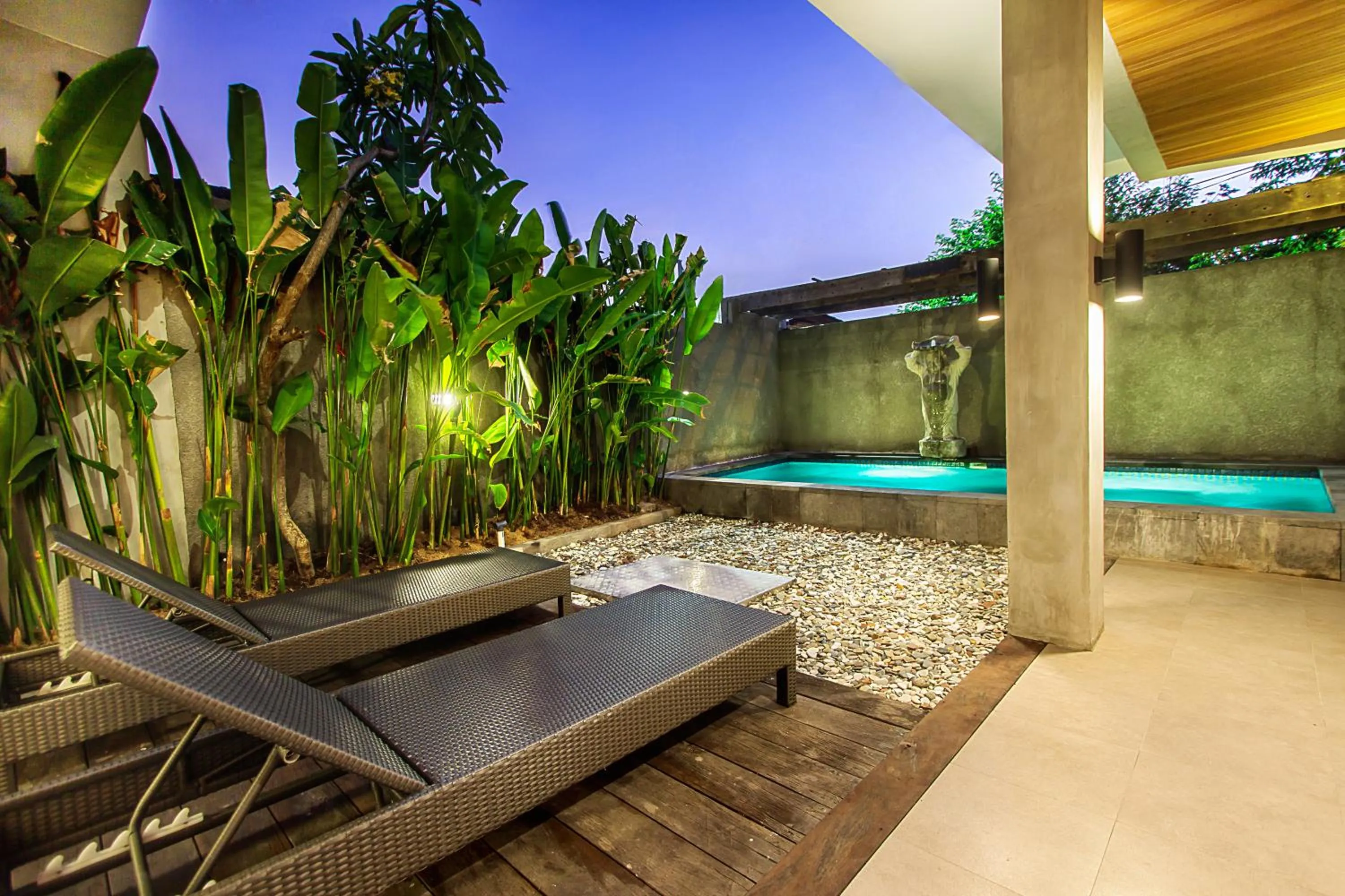 Swimming pool in Kuta Legian Villa 3 Bedroom Private pool