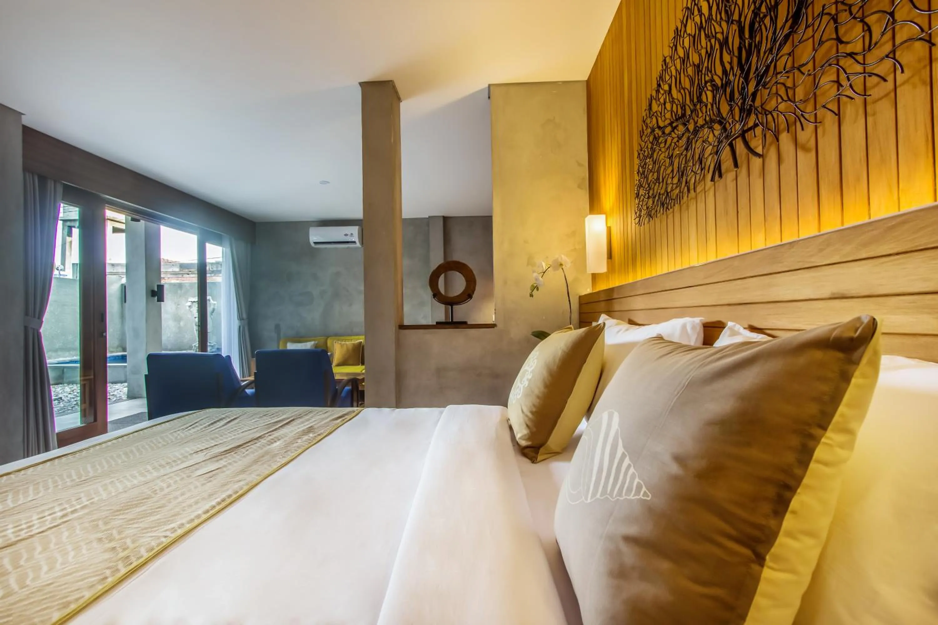 Bedroom, Bed in Kuta Legian Villa 3 Bedroom Private pool