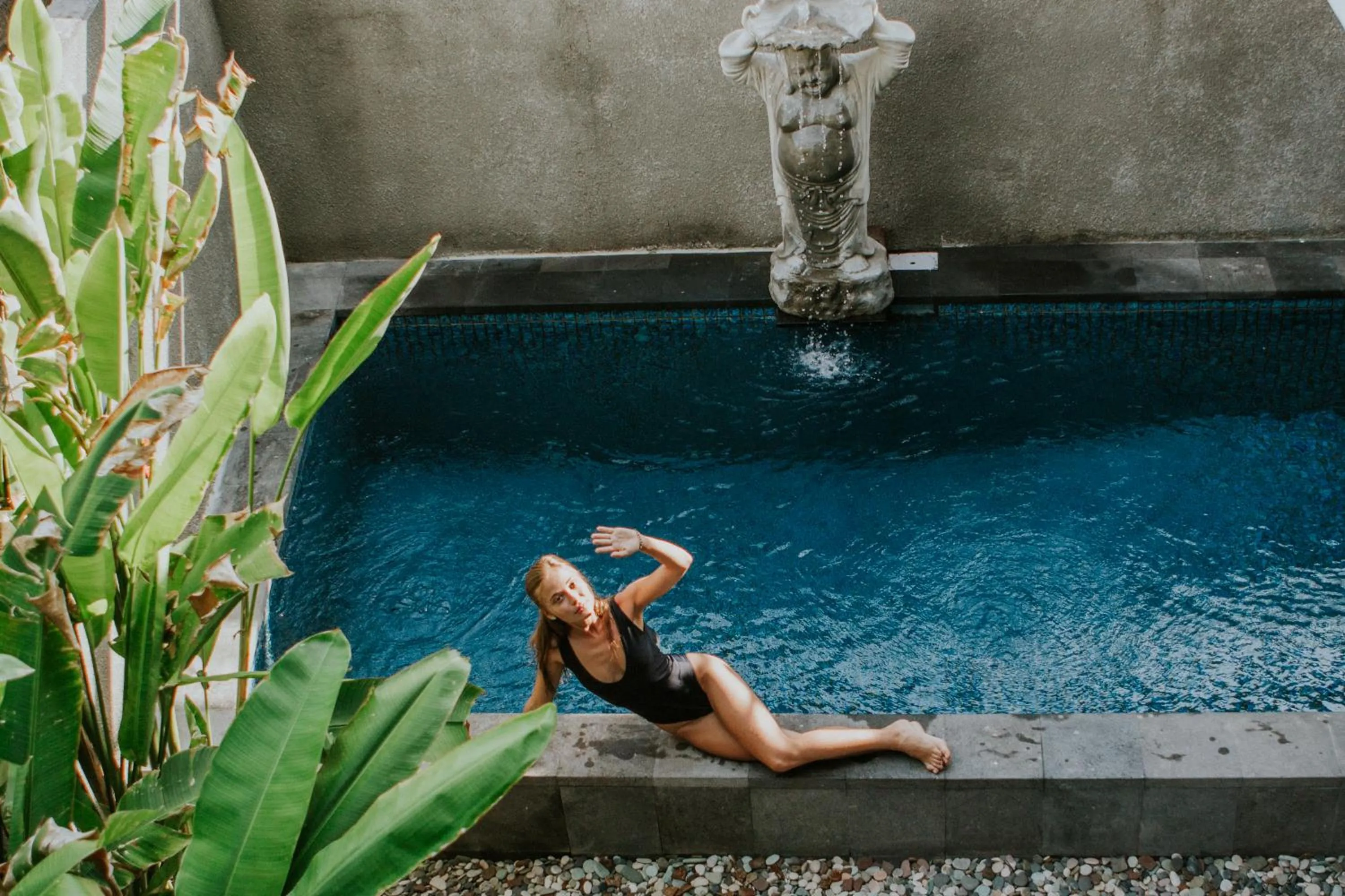 Swimming pool in Kuta Legian Villa 3 Bedroom Private pool