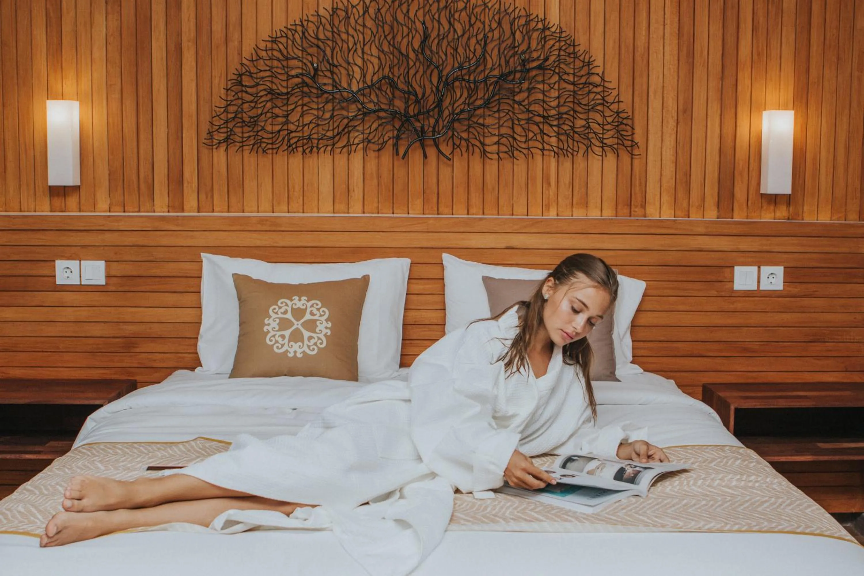 People, Bed in Kuta Legian Villa 3 Bedroom Private pool