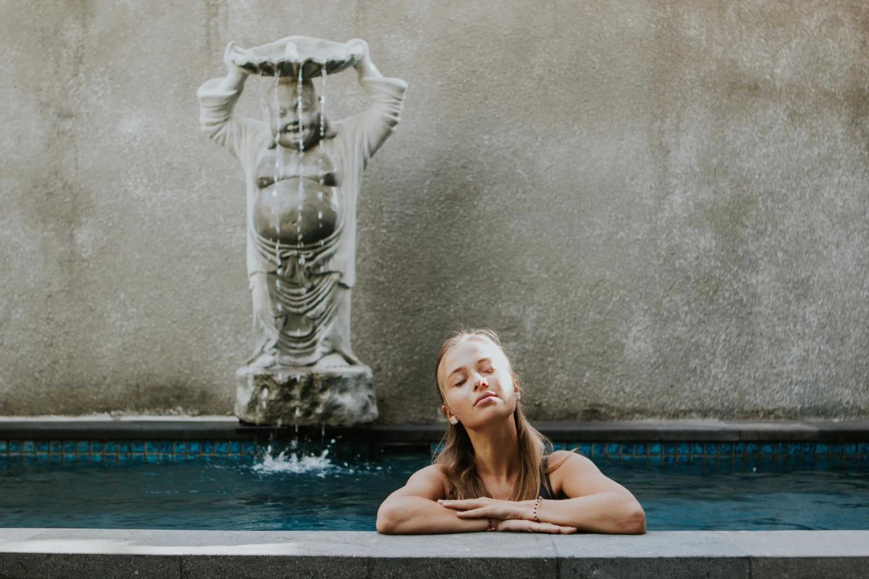 Swimming pool in Kuta Legian Villa 3 Bedroom Private pool