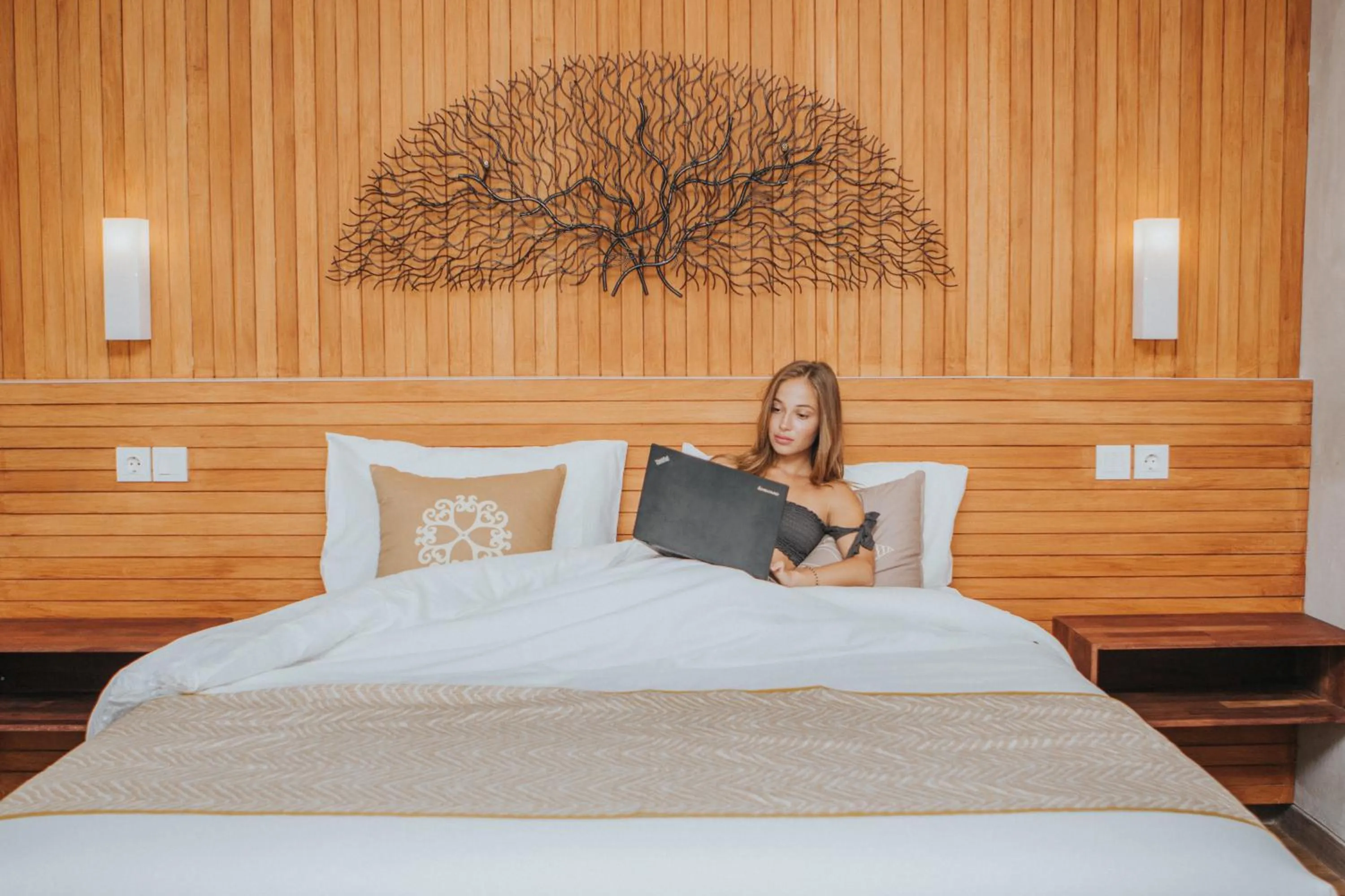 Bedroom, Bed in Kuta Legian Villa 3 Bedroom Private pool