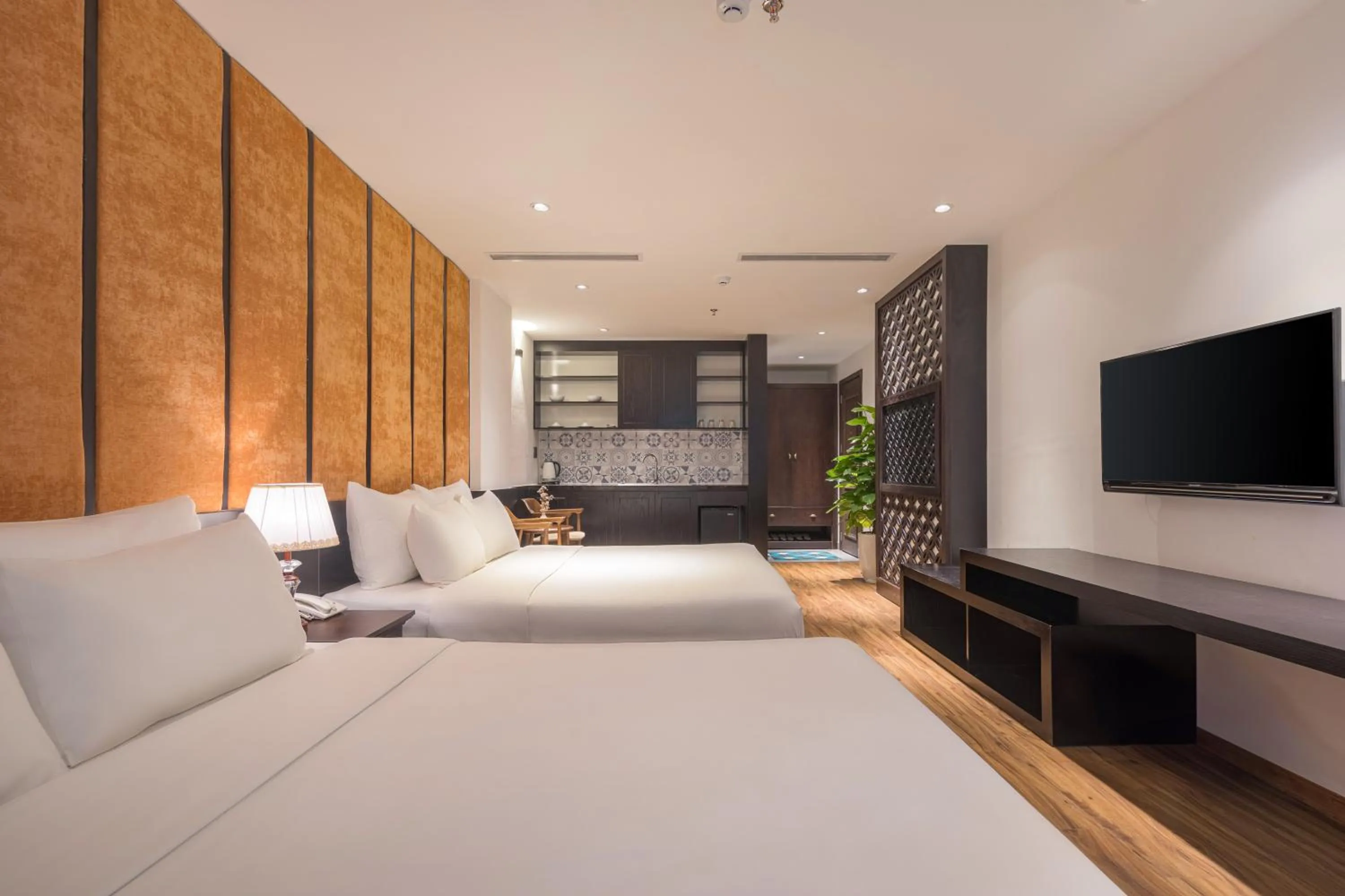 Bed in Señorita Boutique Hotel