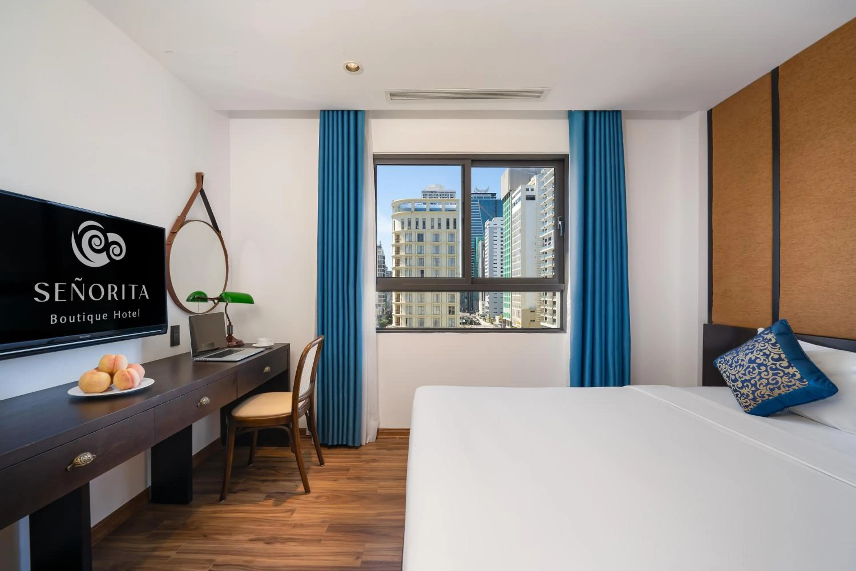 Bed in Señorita Boutique Hotel