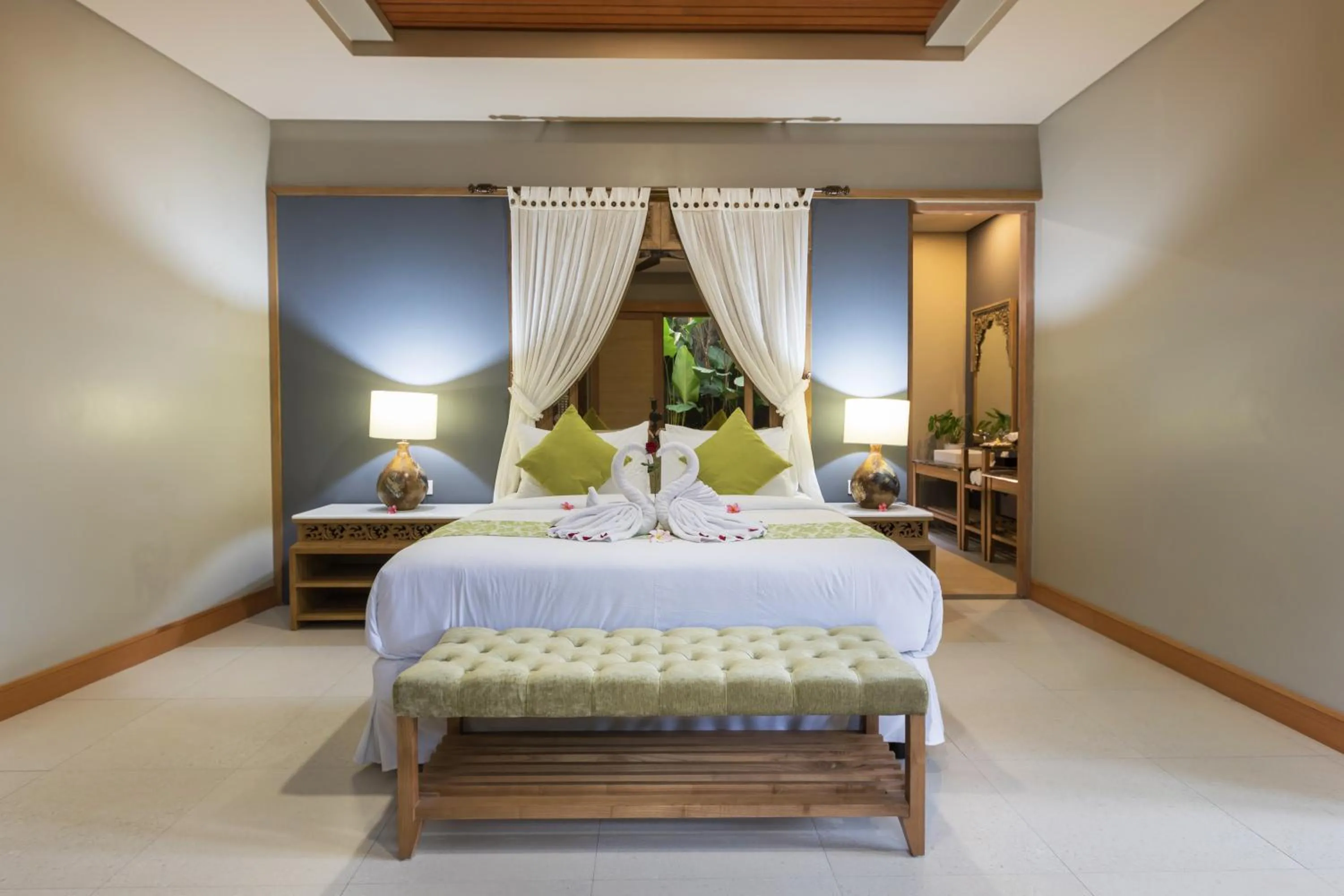 Bedroom, Bed in Villa Daun Canggu by Premier Hospitality Asia