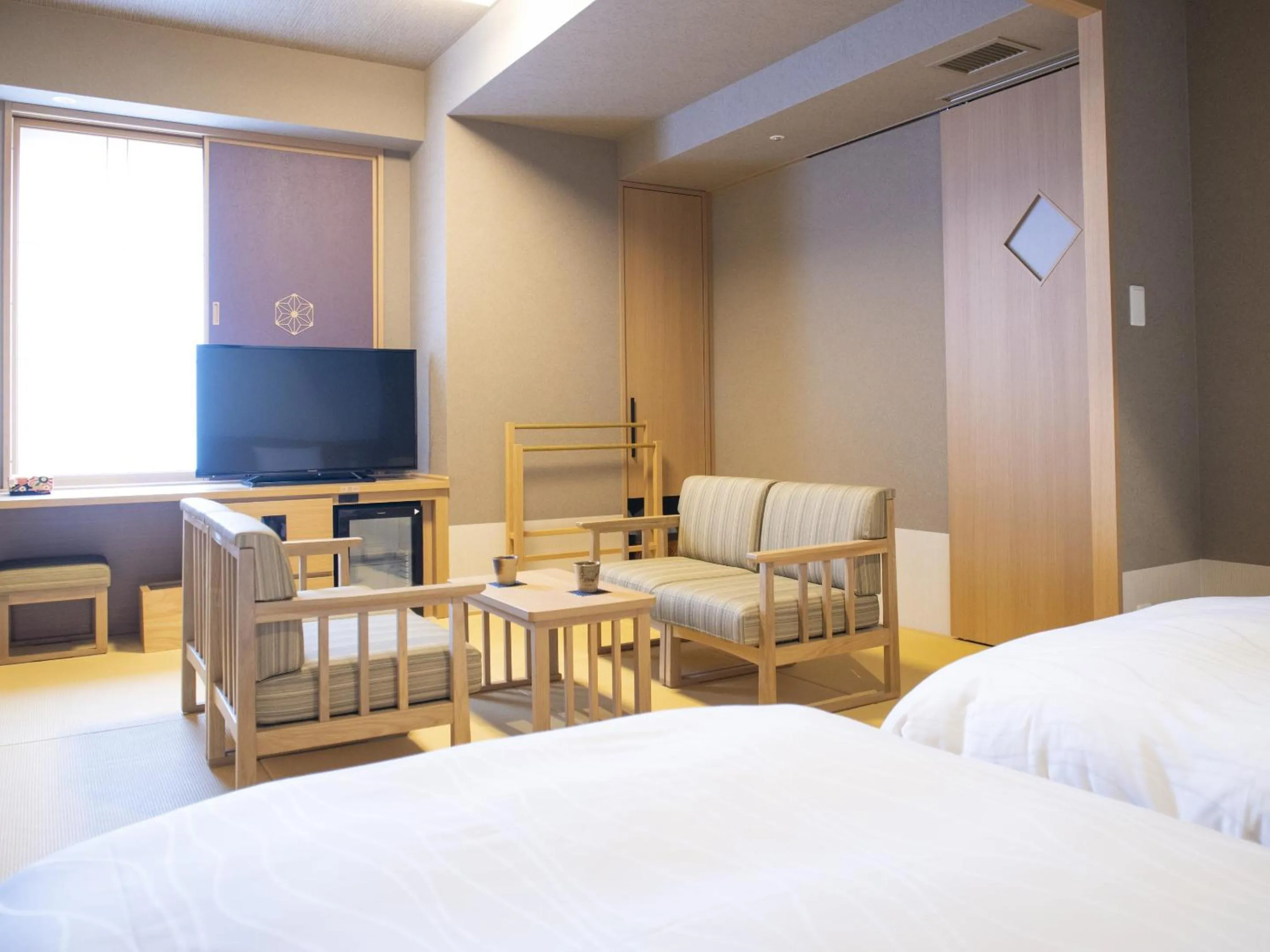 Photo of the whole room, Bed in Onyado Nono Kyoto Shichijo Natural Hot Spring