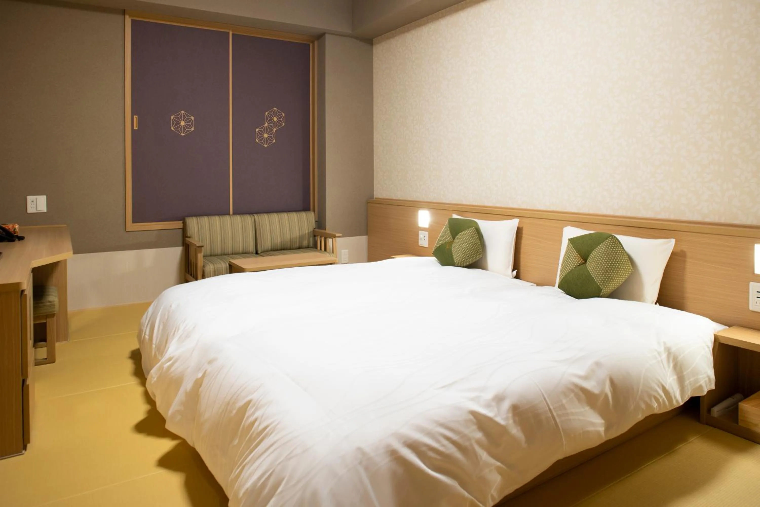 Bed in Onyado Nono Kyoto Shichijo Natural Hot Spring