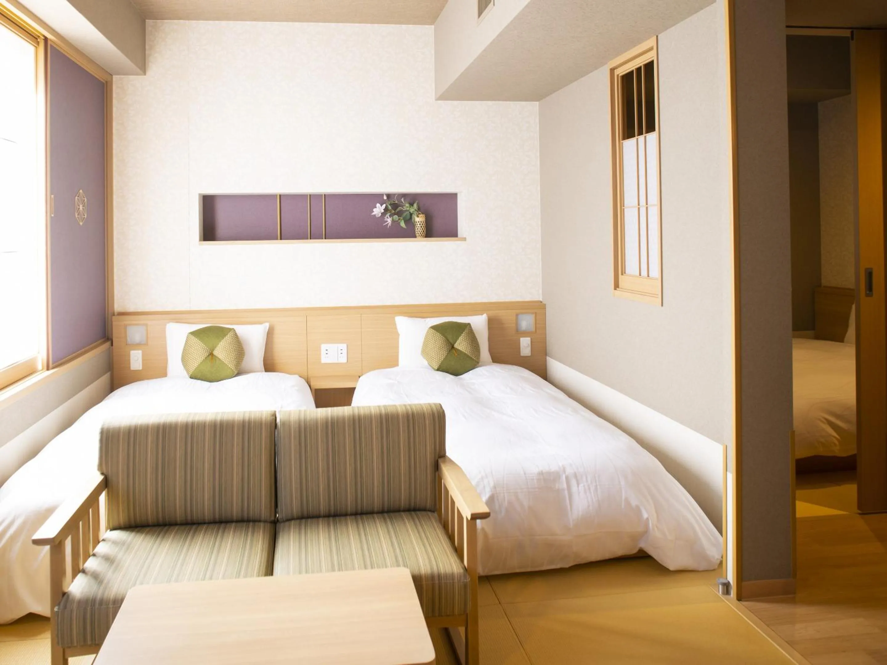 Bed in Onyado Nono Kyoto Shichijo Natural Hot Spring