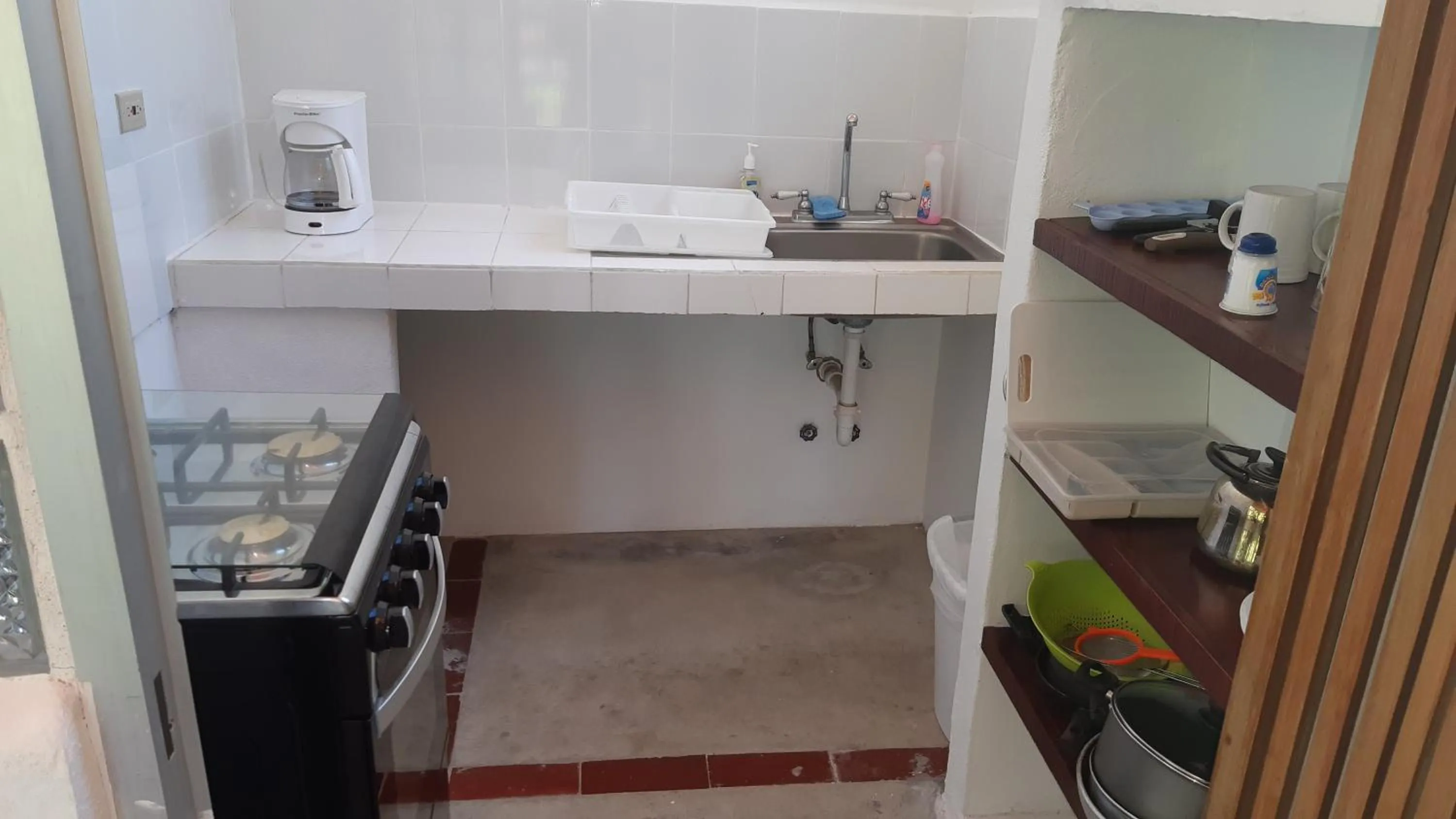 Kitchen or kitchenette in Togo B&B Farallon