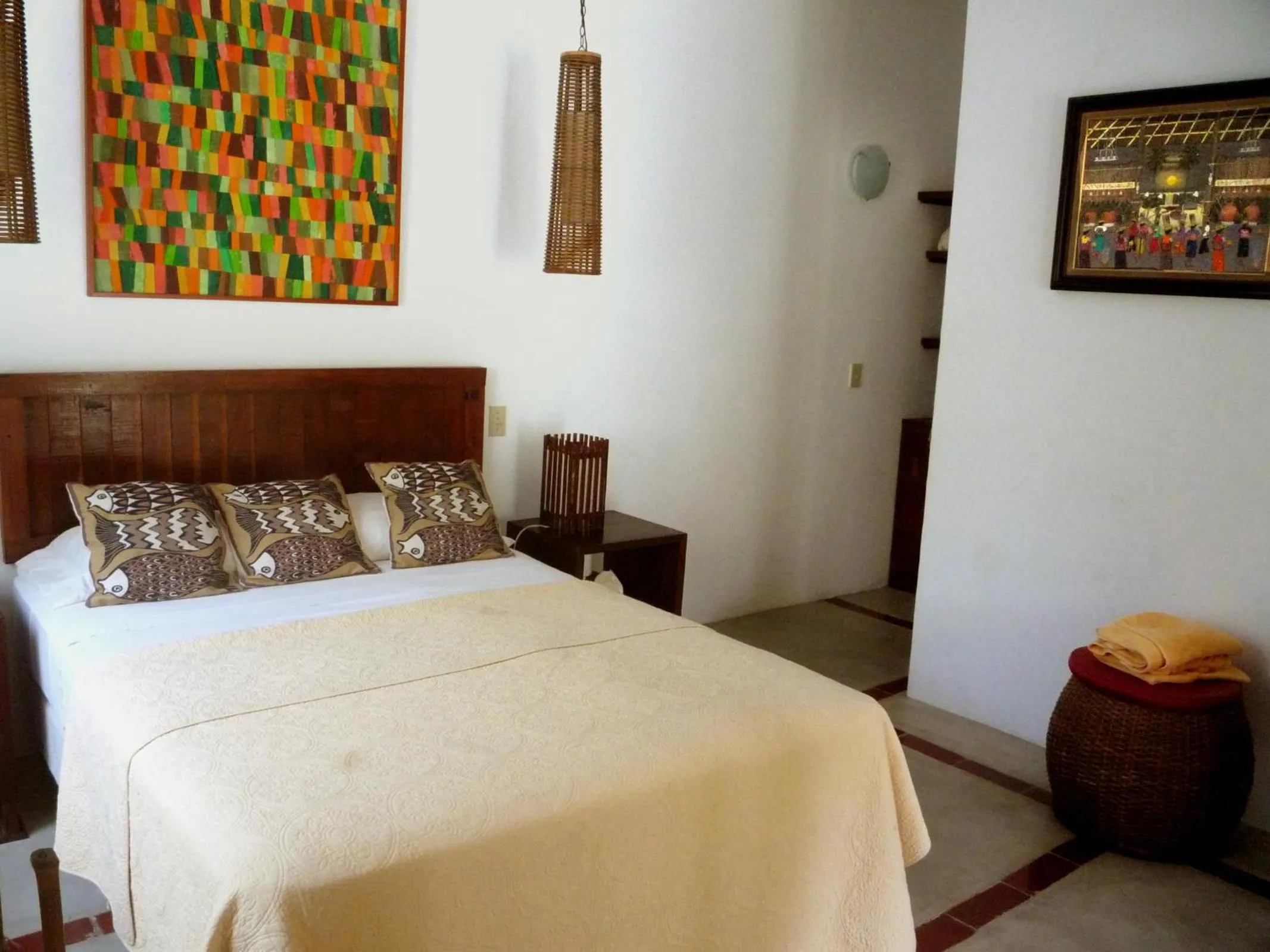 Bed in Togo B&B Farallon
