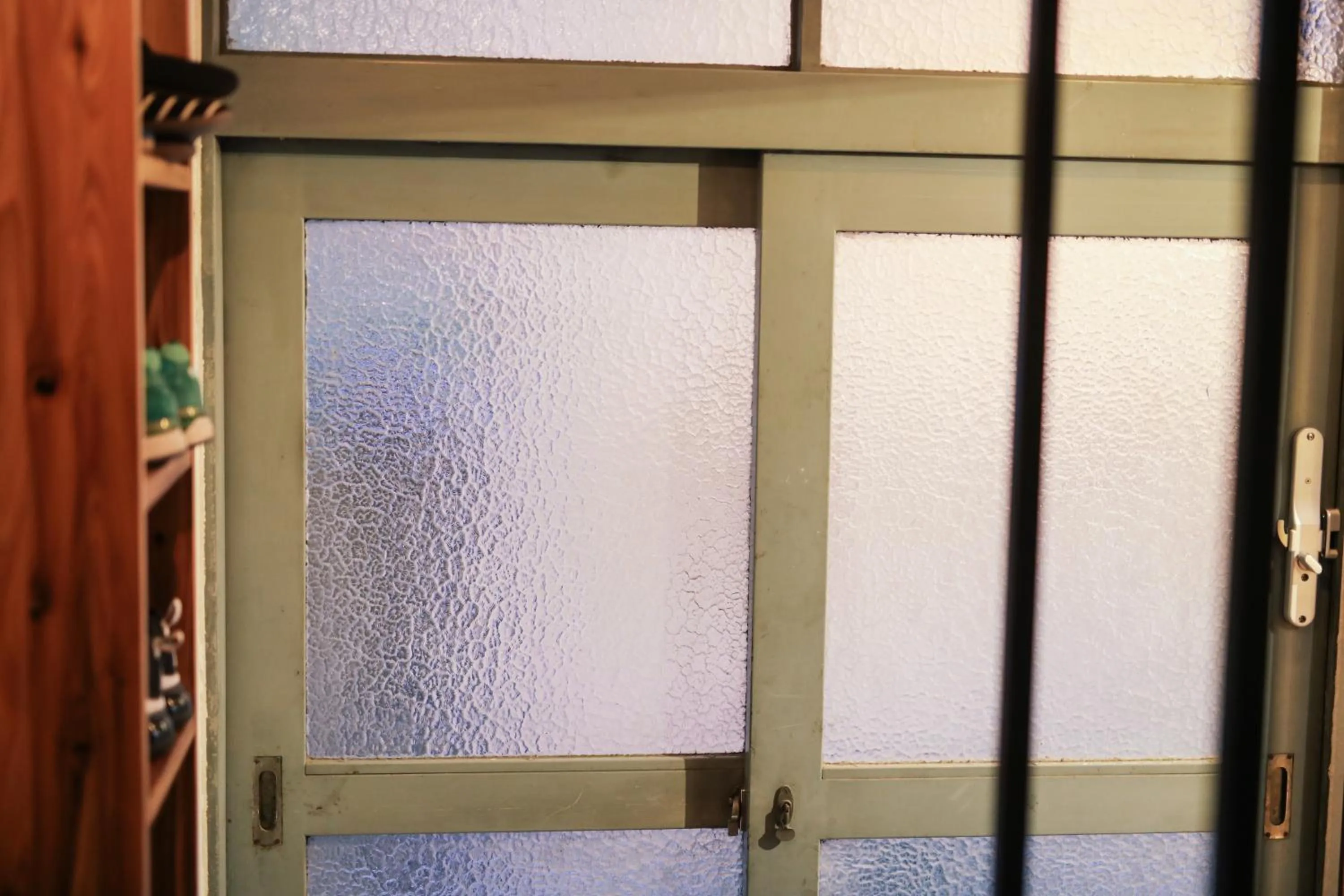 Decorative detail in chAho Hostel Nirasaki / Outdoor Base