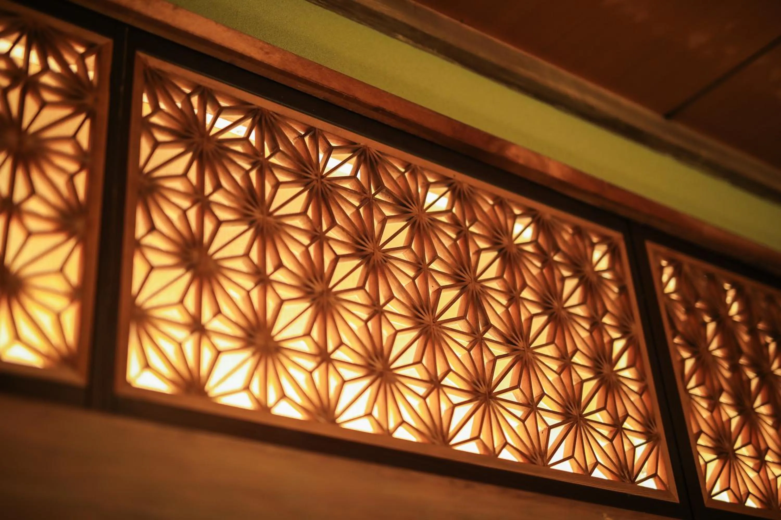 Decorative detail in chAho Hostel Nirasaki / Outdoor Base