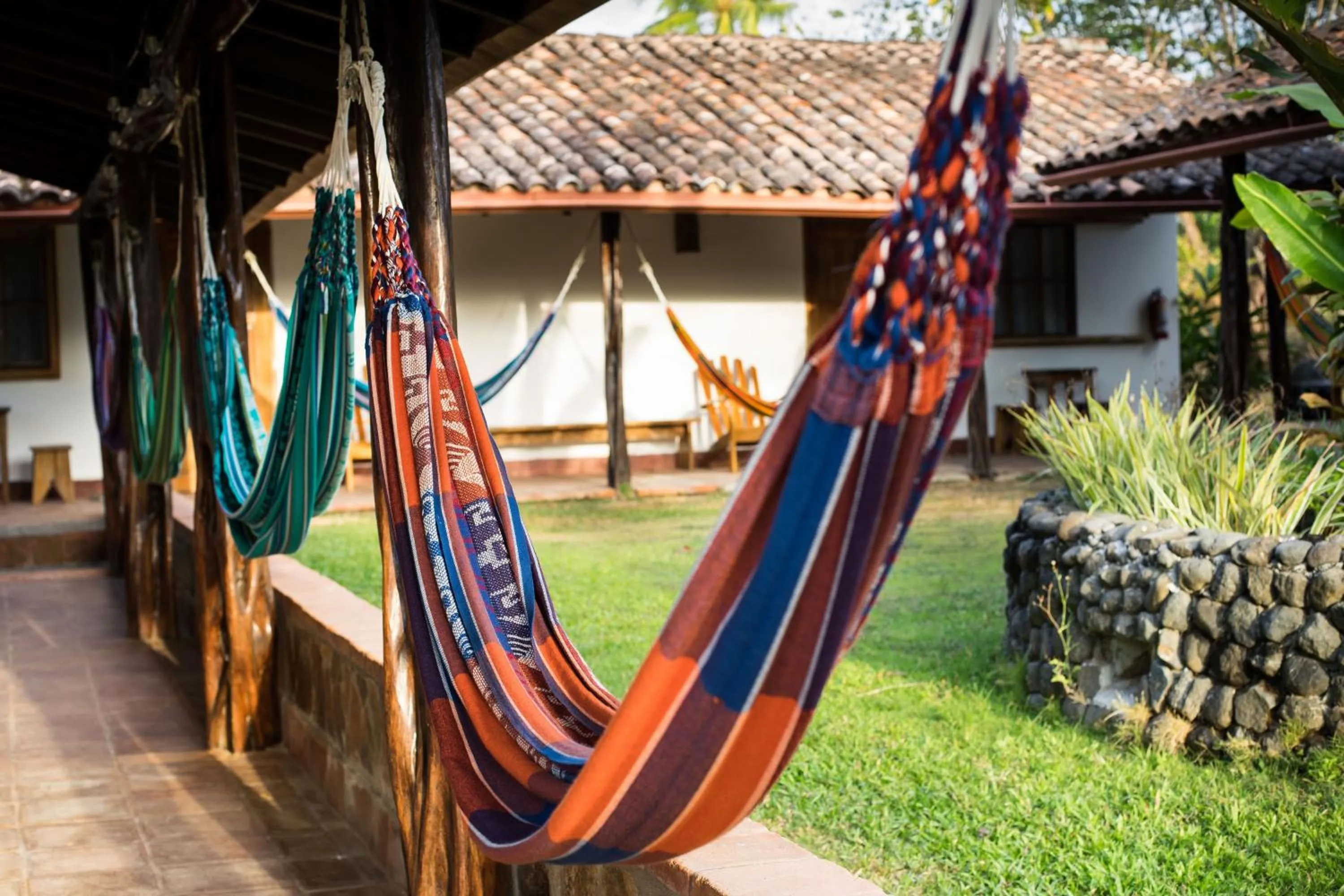 Patio in Hotel Santa Catalina Panamá
