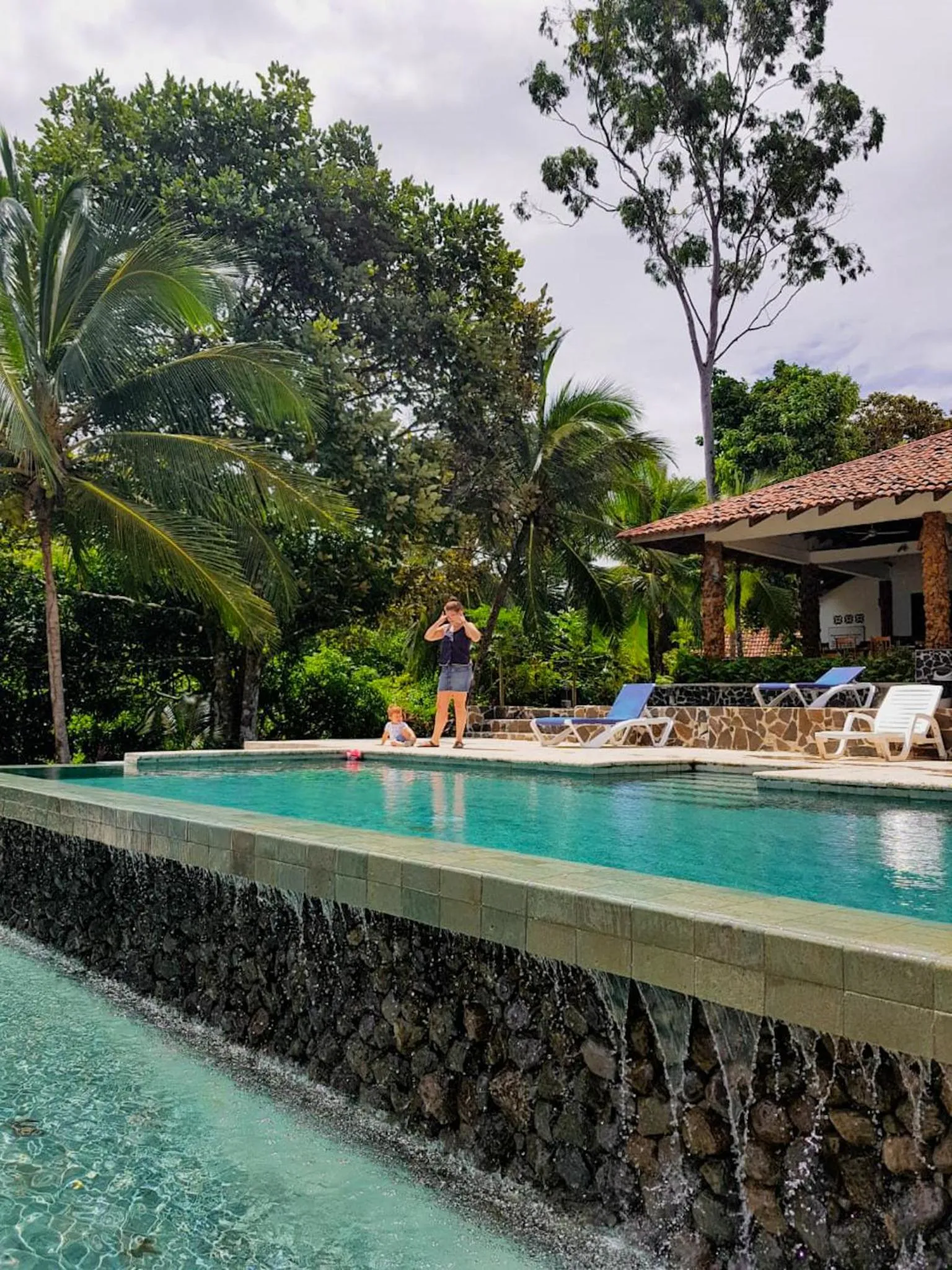 Swimming pool in Hotel Santa Catalina Panamá
