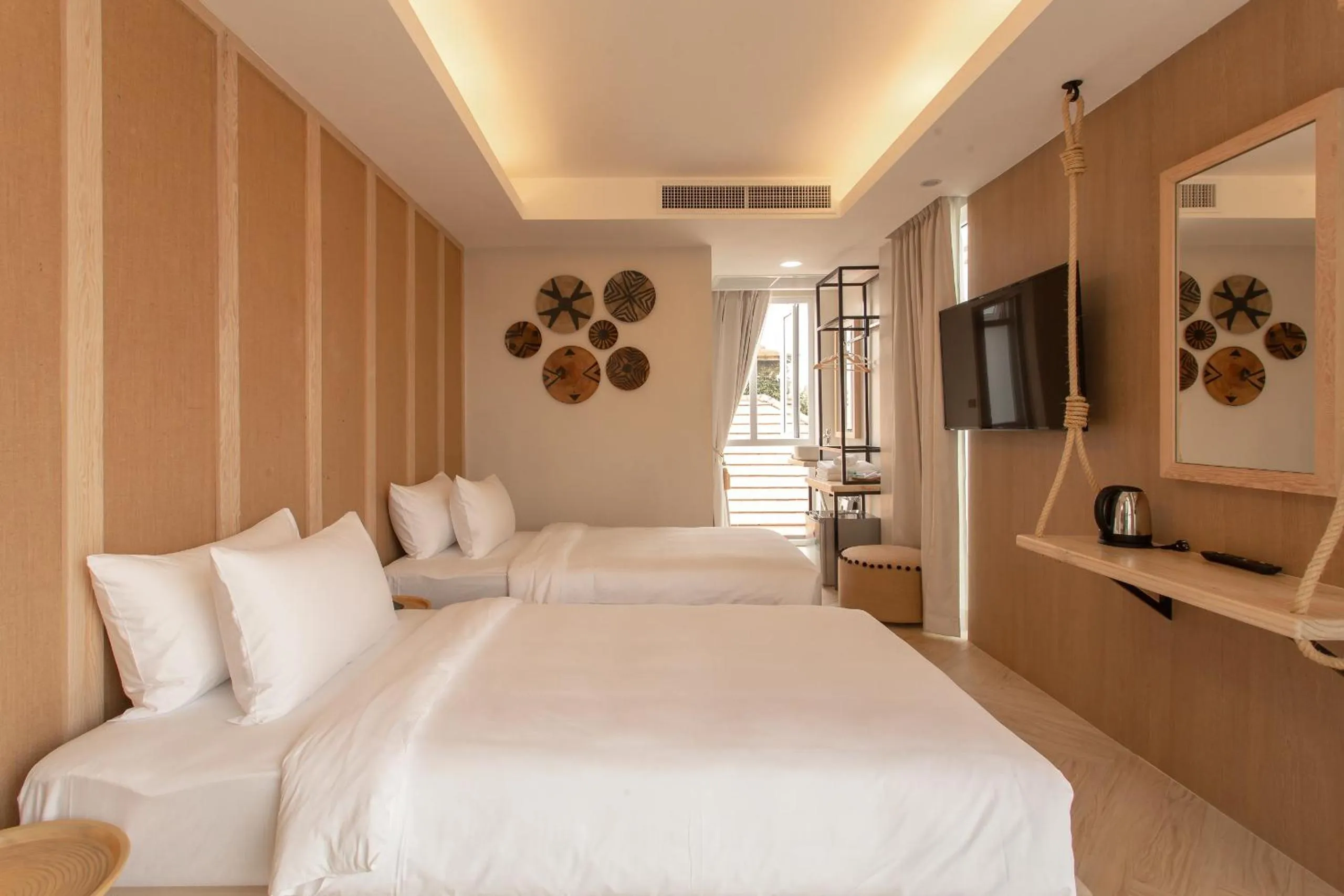 Bed in Nine Hotel Chiangmai