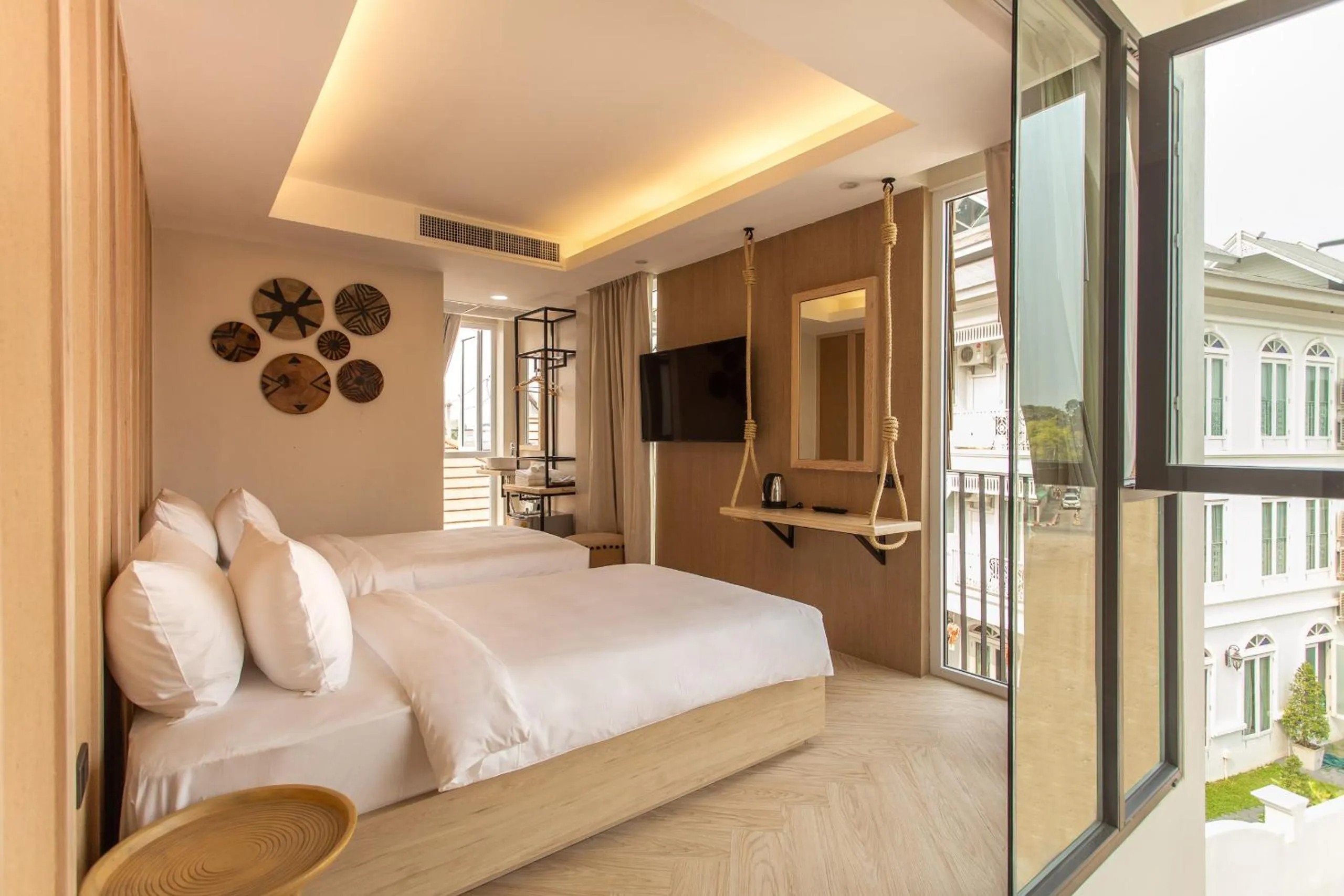 Bed in Nine Hotel Chiangmai