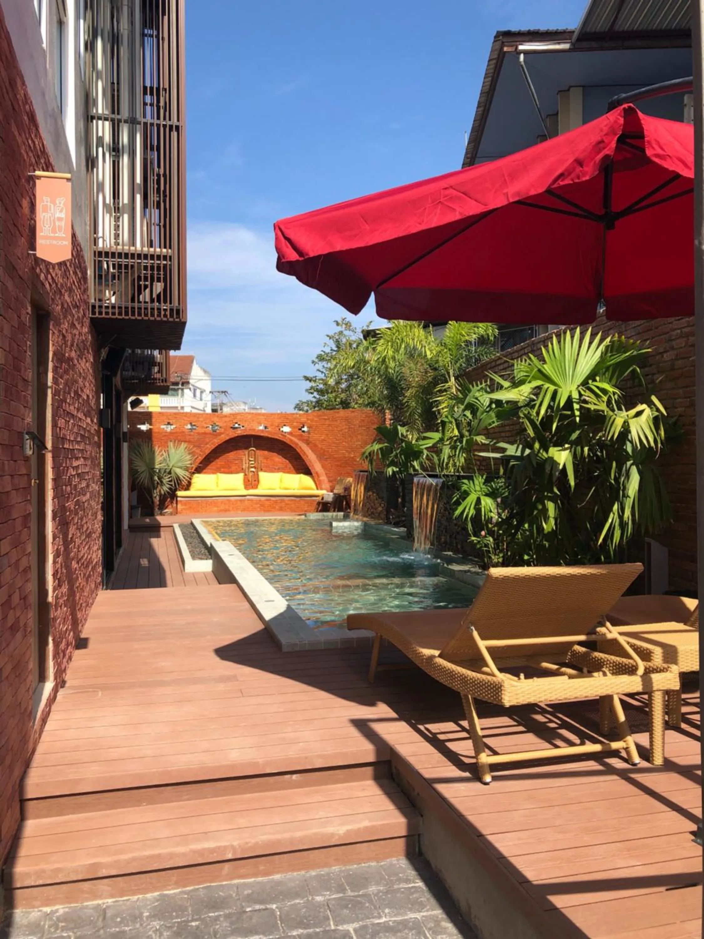 Pool view in Nine Hotel Chiangmai