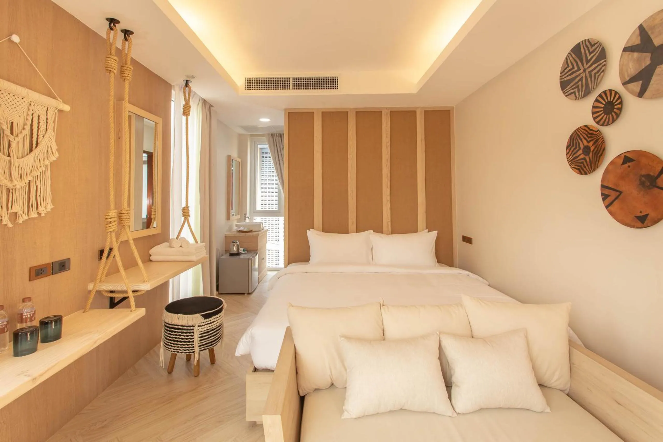 Photo of the whole room, Bed in Nine Hotel Chiangmai