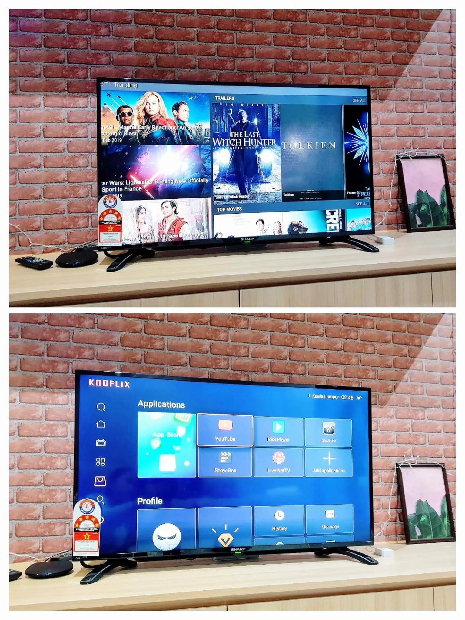 Communal lounge/ TV room in Casa Sabrina's Family Suite @ Liberty i-City, Shah Alam