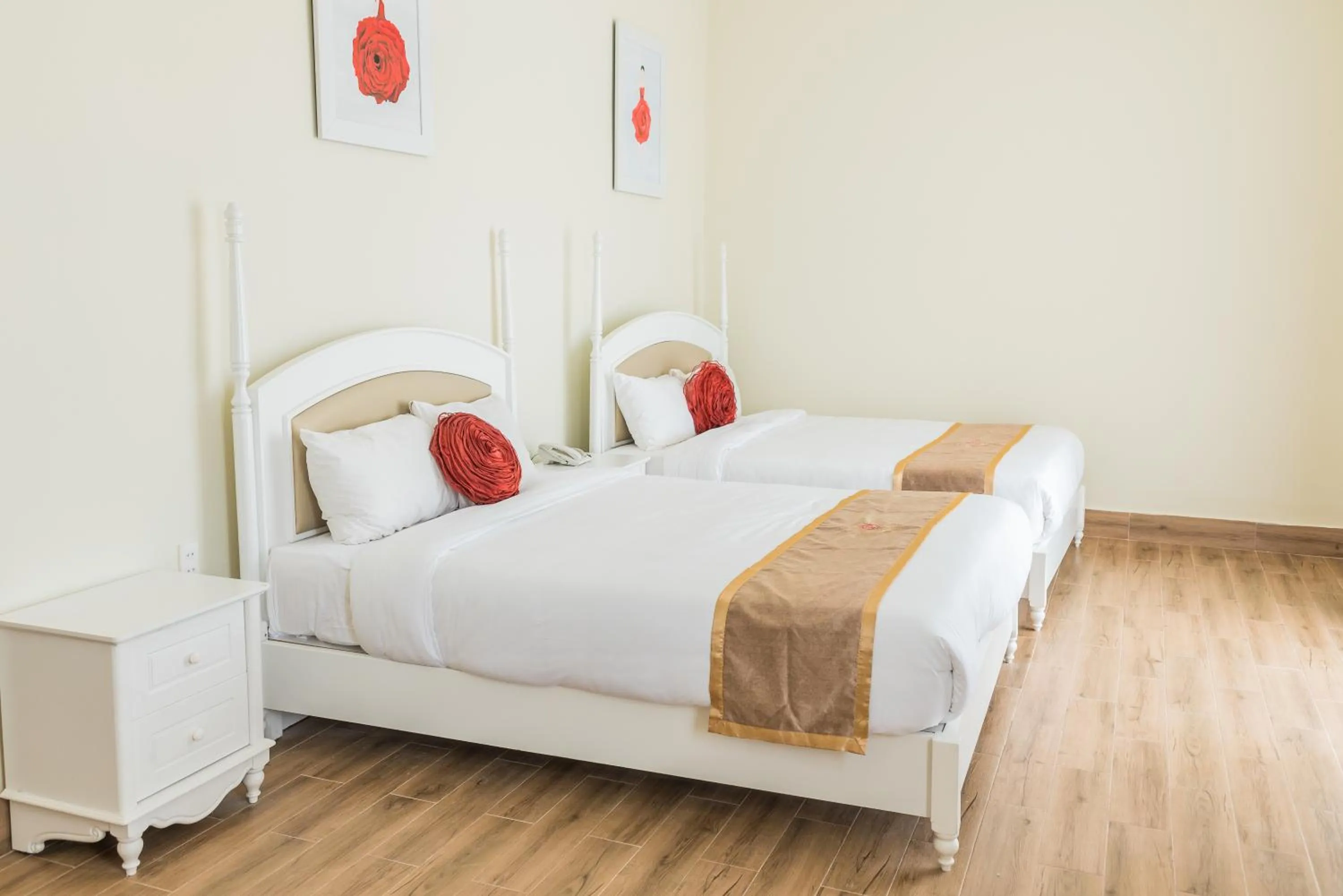 Bedroom in La Vie En Rose Villa