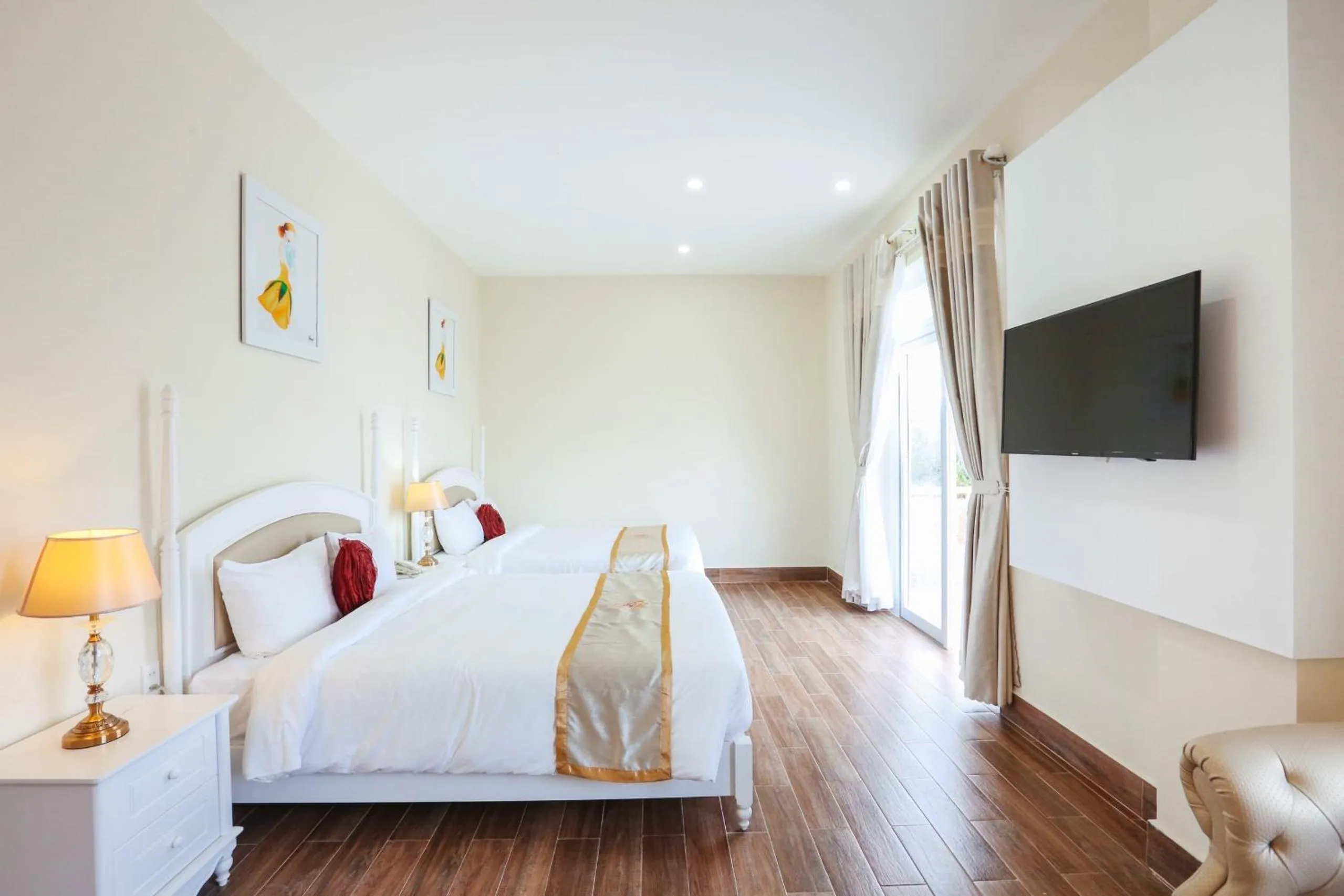 Bedroom in La Vie En Rose Villa