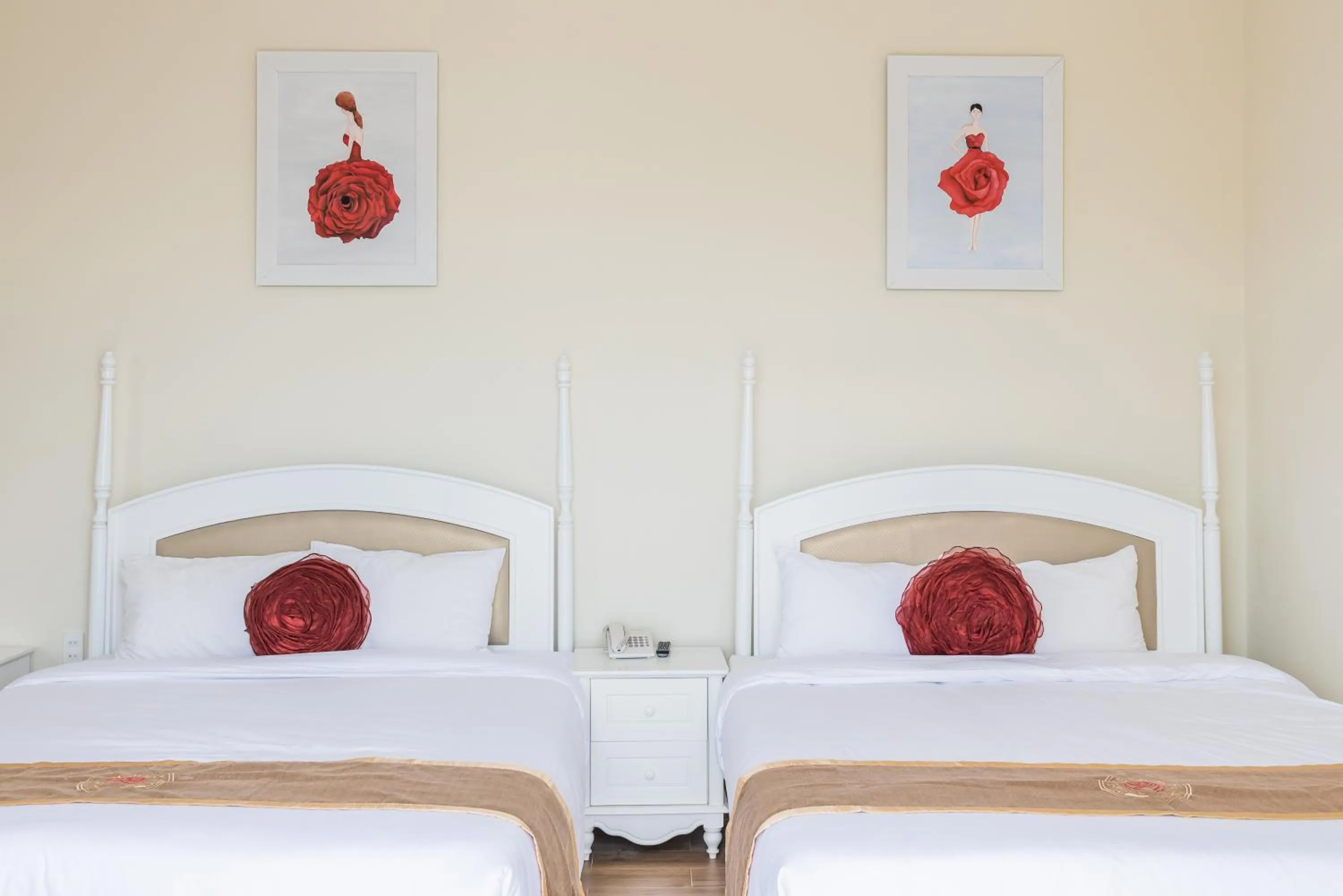 Bedroom in La Vie En Rose Villa