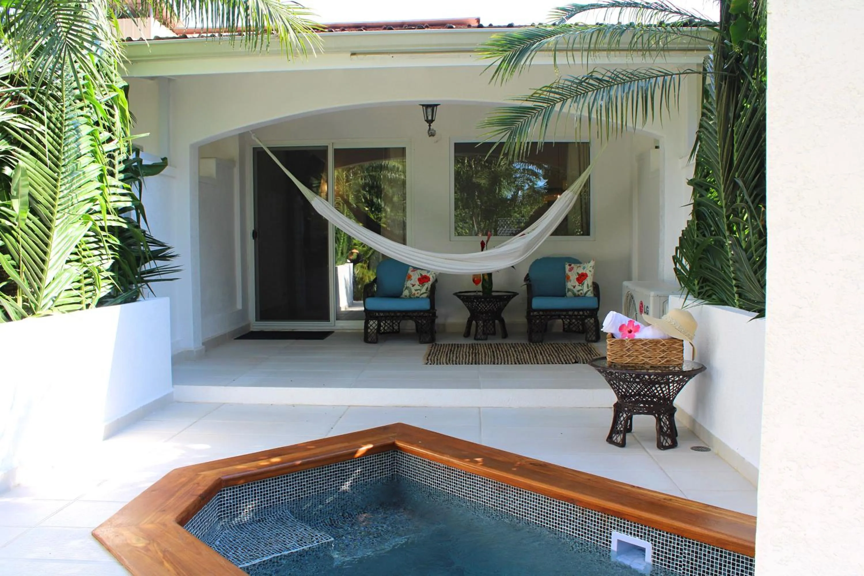 Seating area in San Ignacio Resort Hotel