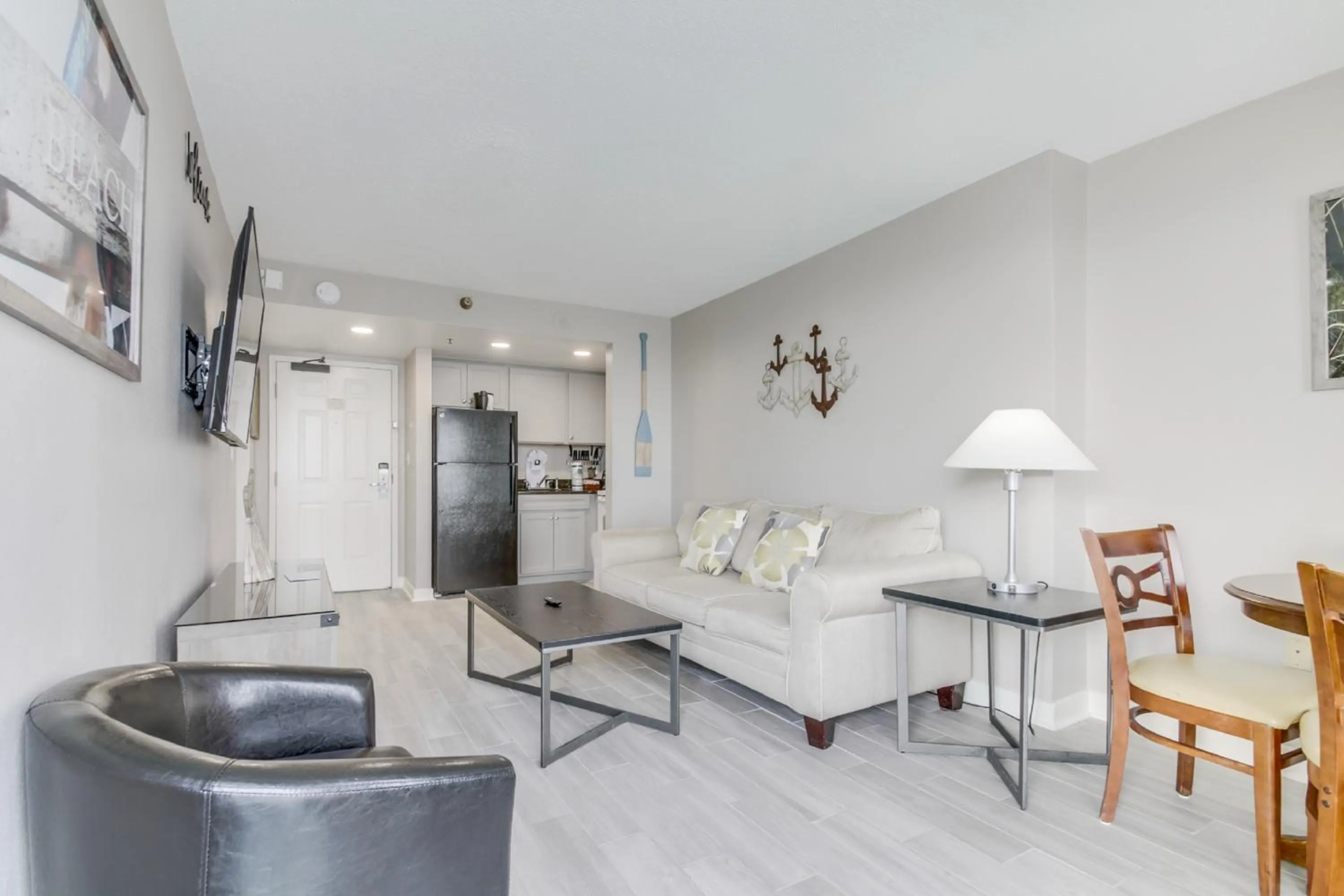 Living room in Ocean-Front Condos at Patricia Grand