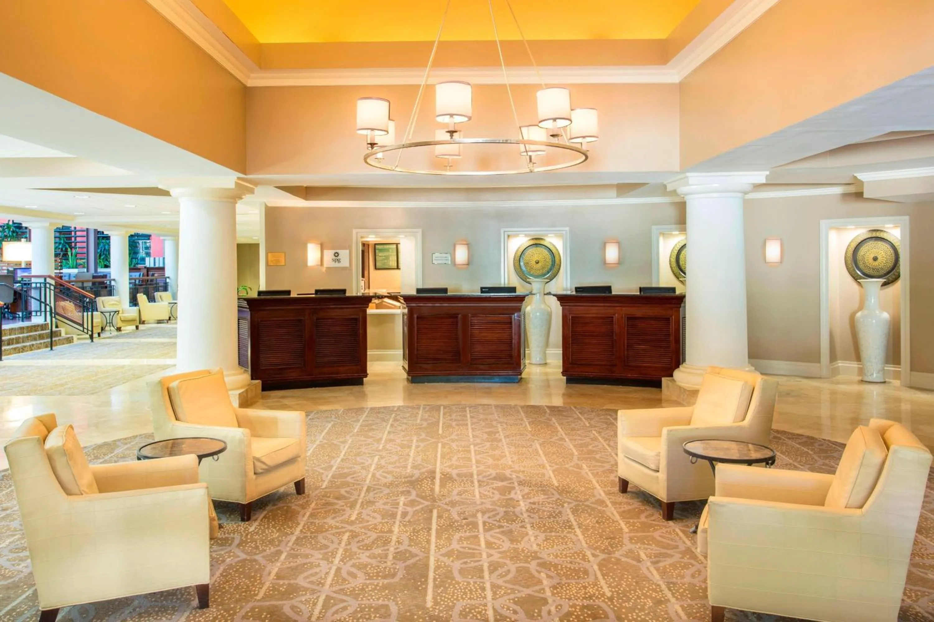 Lobby or reception in Sheraton Orlando North