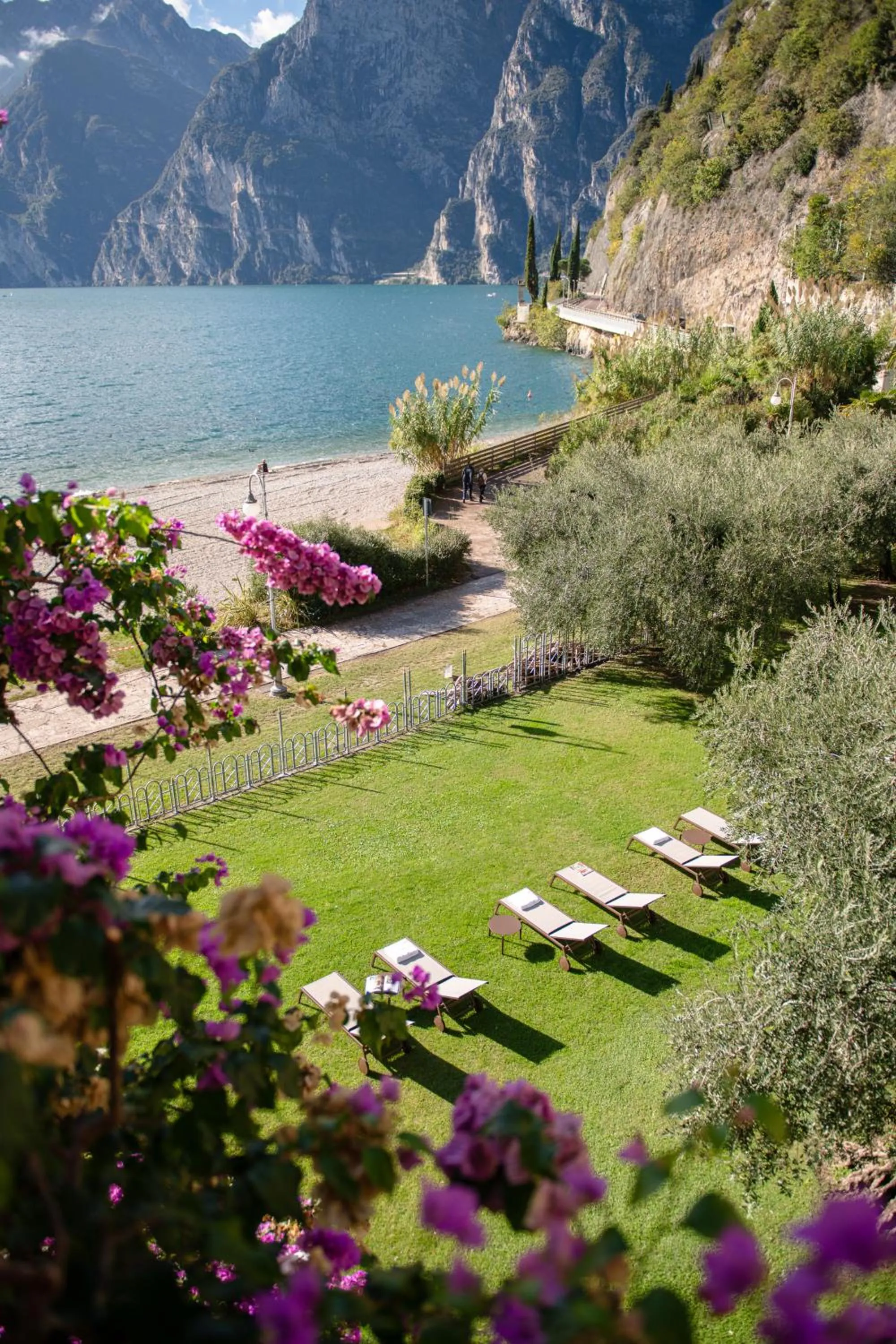 Garden in Hotel Baia Azzurra - Lake Front