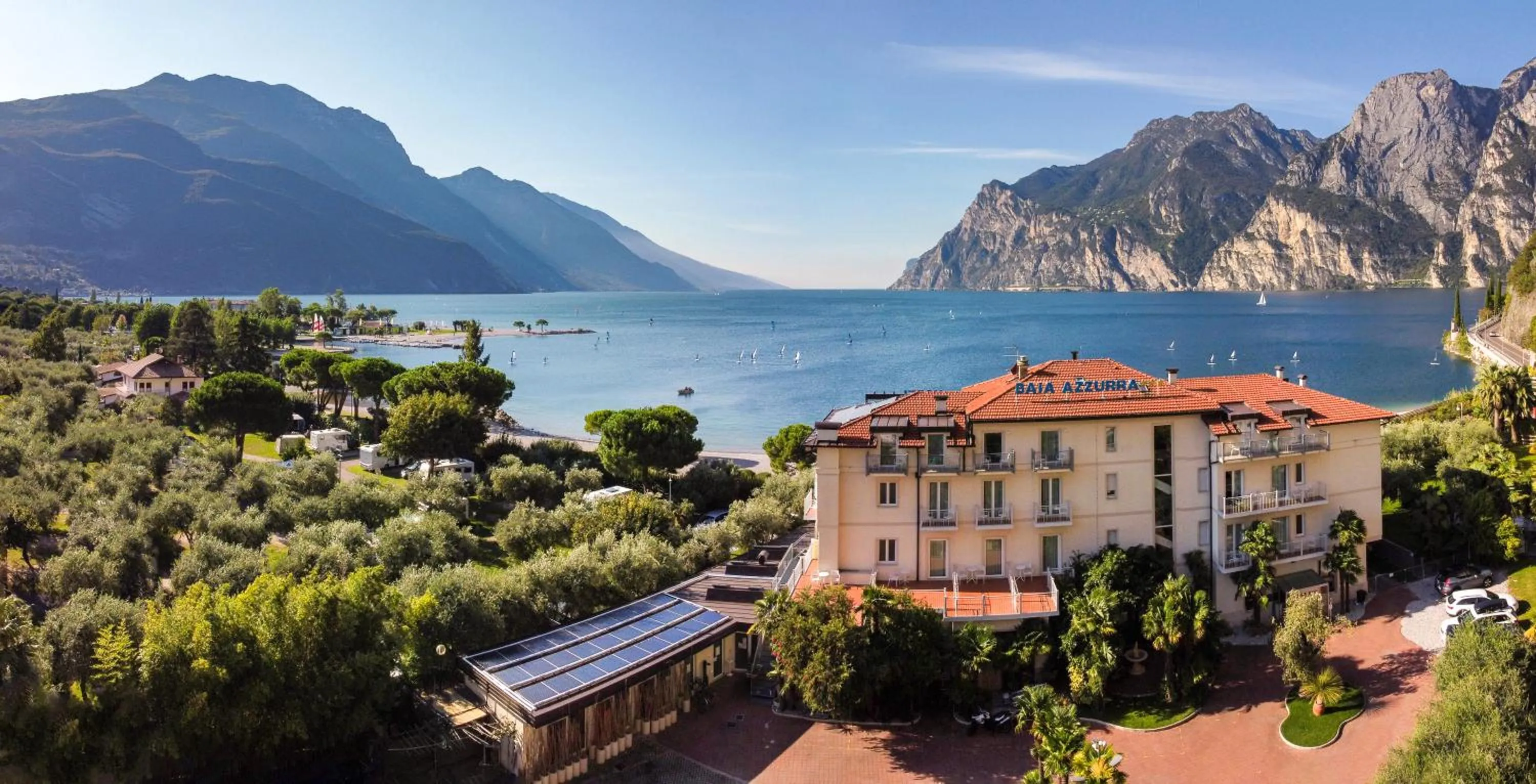 Bird's eye view in Hotel Baia Azzurra - Lake Front