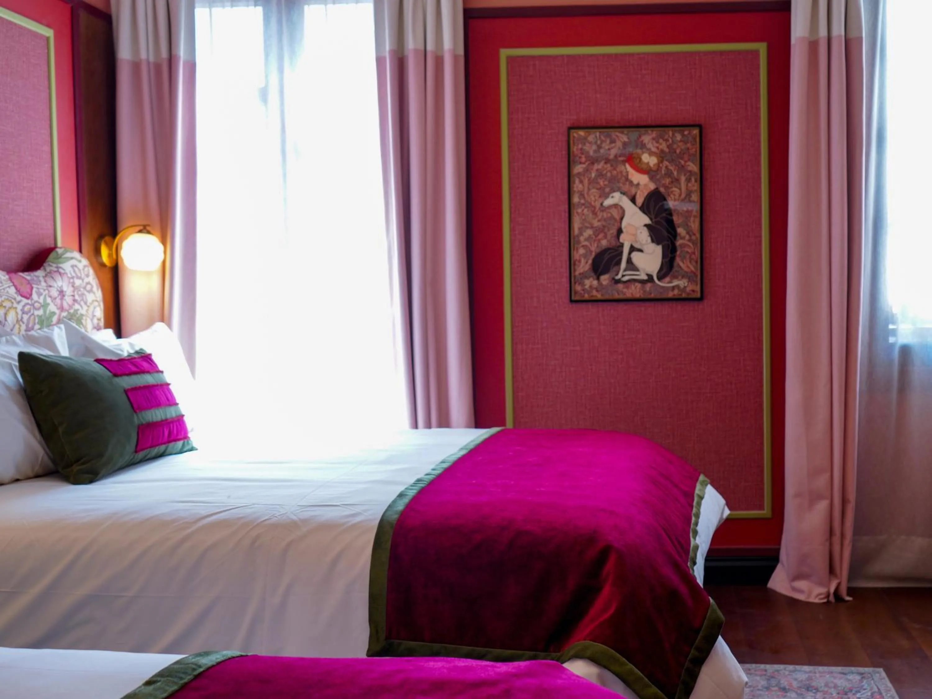 Bed in Hotel Boutique Castillo Rojo