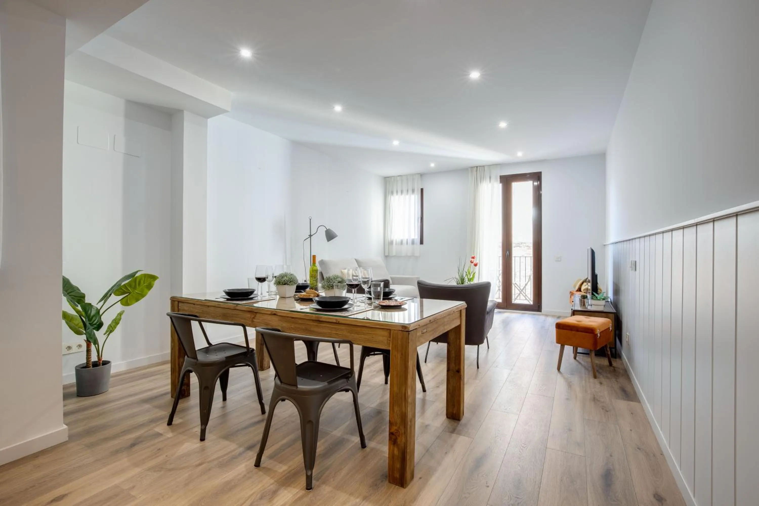 Living room in LucasLand Apartments Barcelona