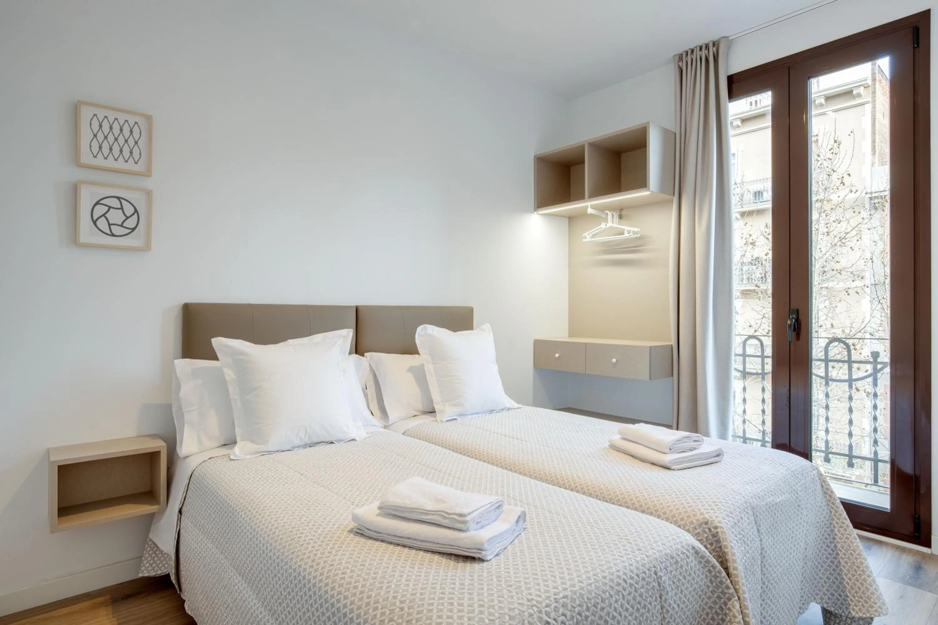 Bed in LucasLand Apartments Barcelona