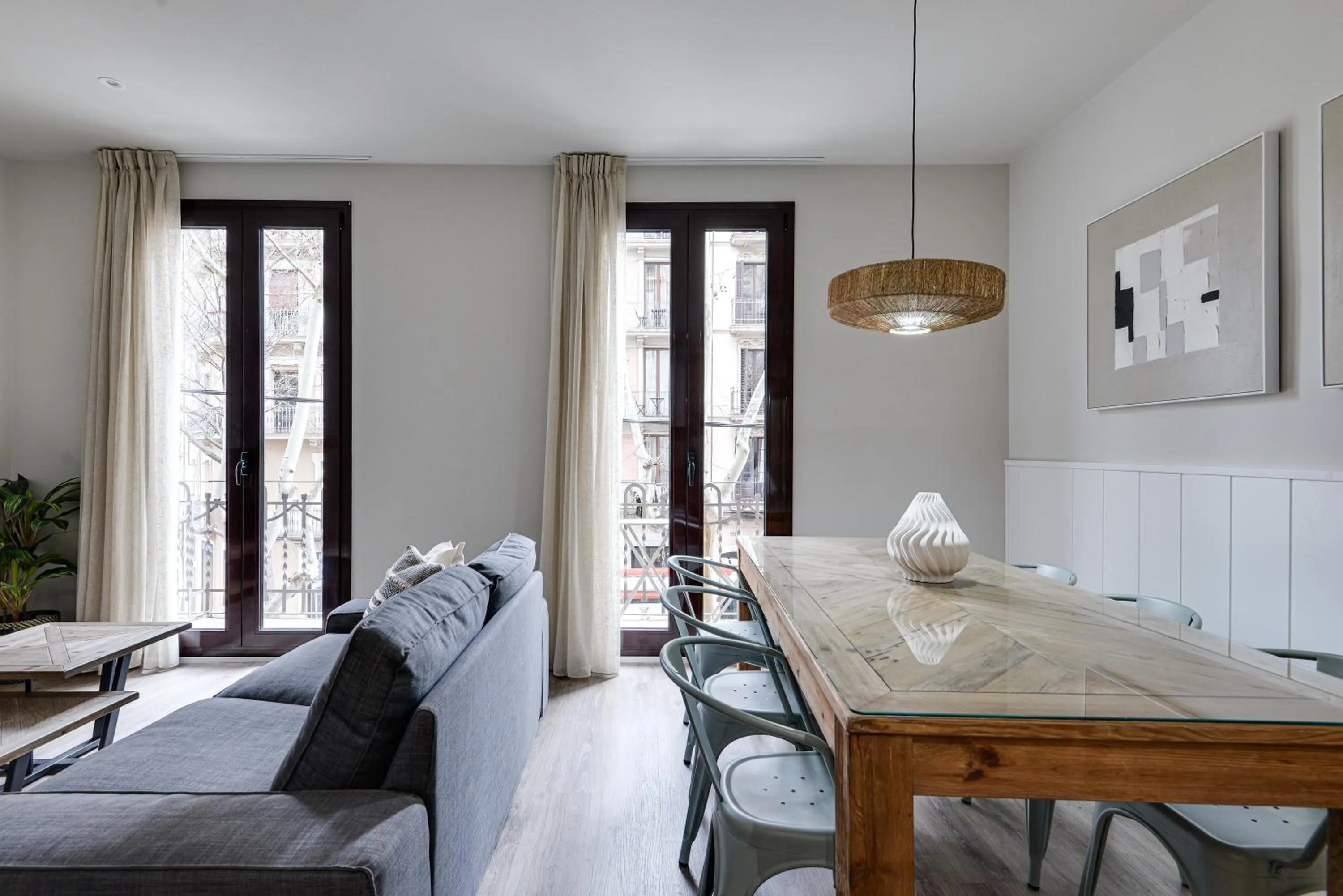 Living room in LucasLand Apartments Barcelona