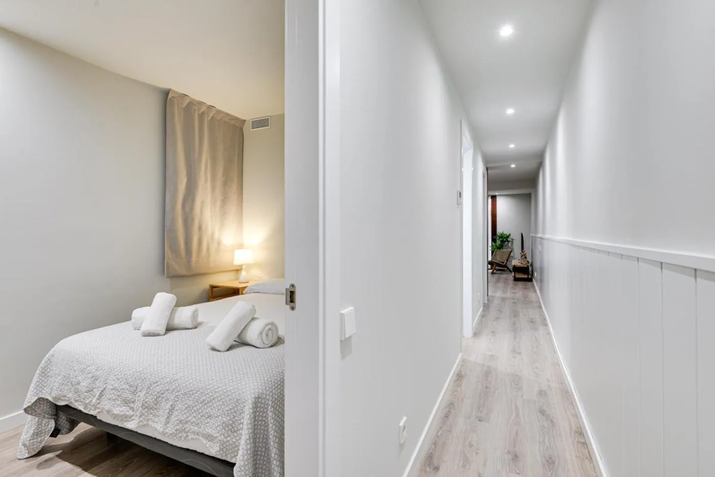 Bedroom, Bed in LucasLand Apartments Barcelona