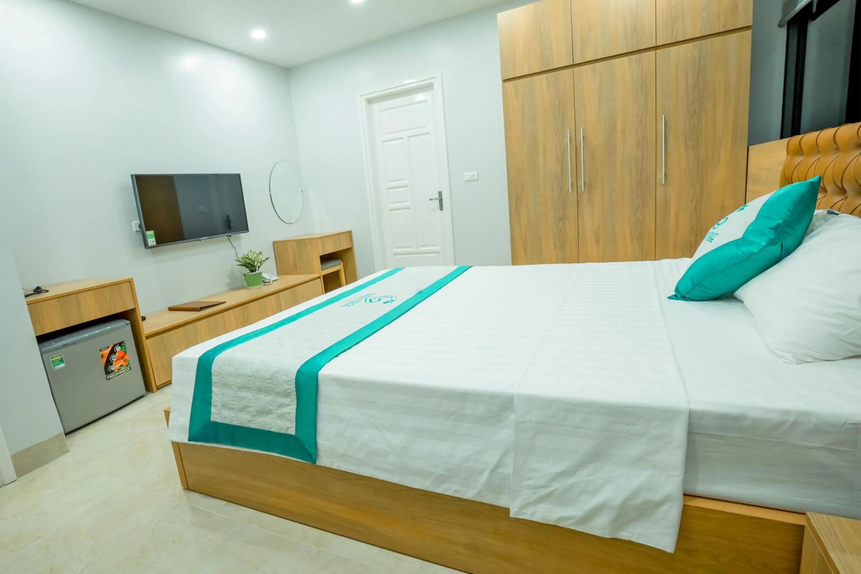 Bed in Green Tree Hotel Phú Quốc