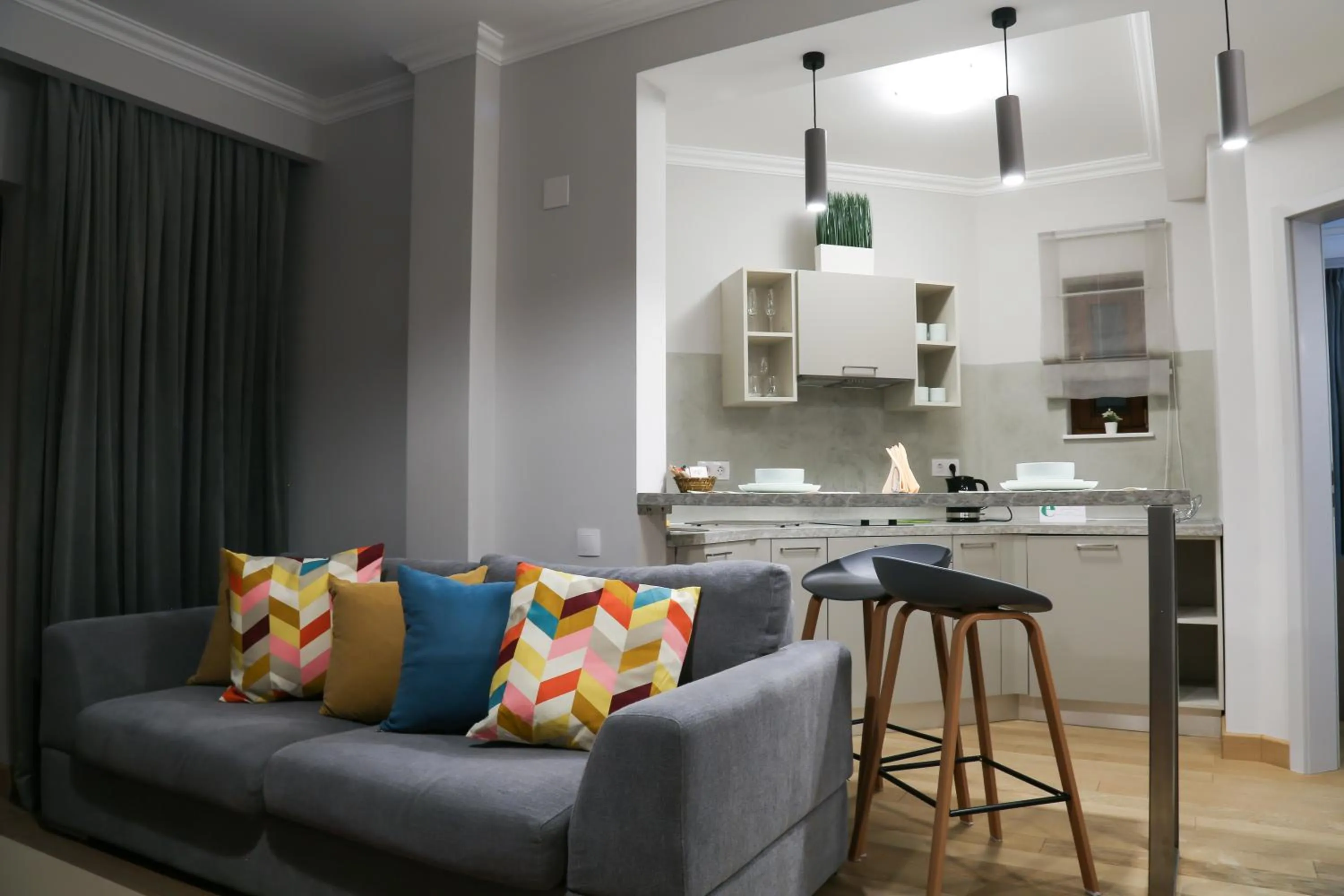 Kitchen or kitchenette in Expecto Apartments