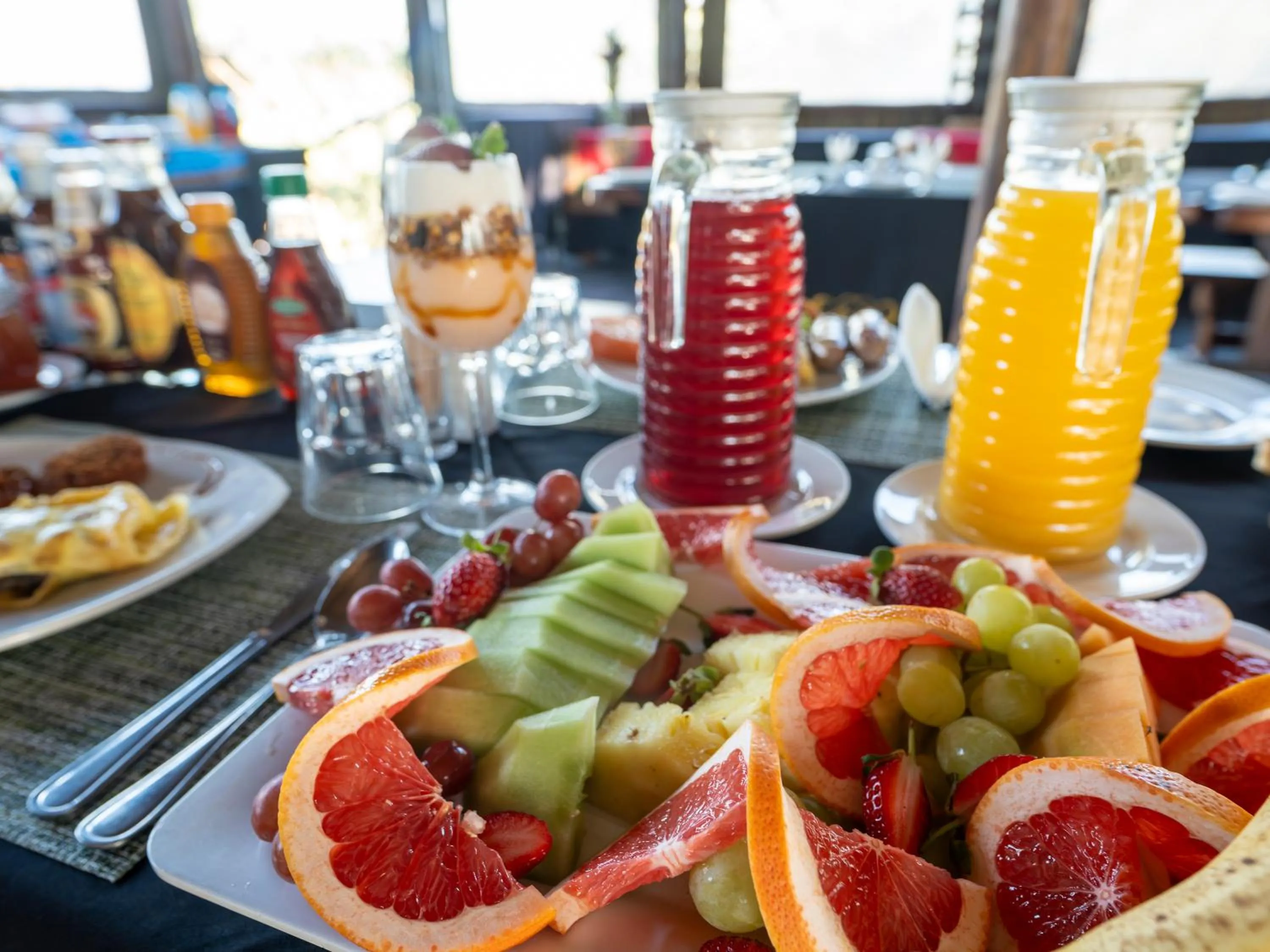 Breakfast in Buffalo Rock Tented Camp