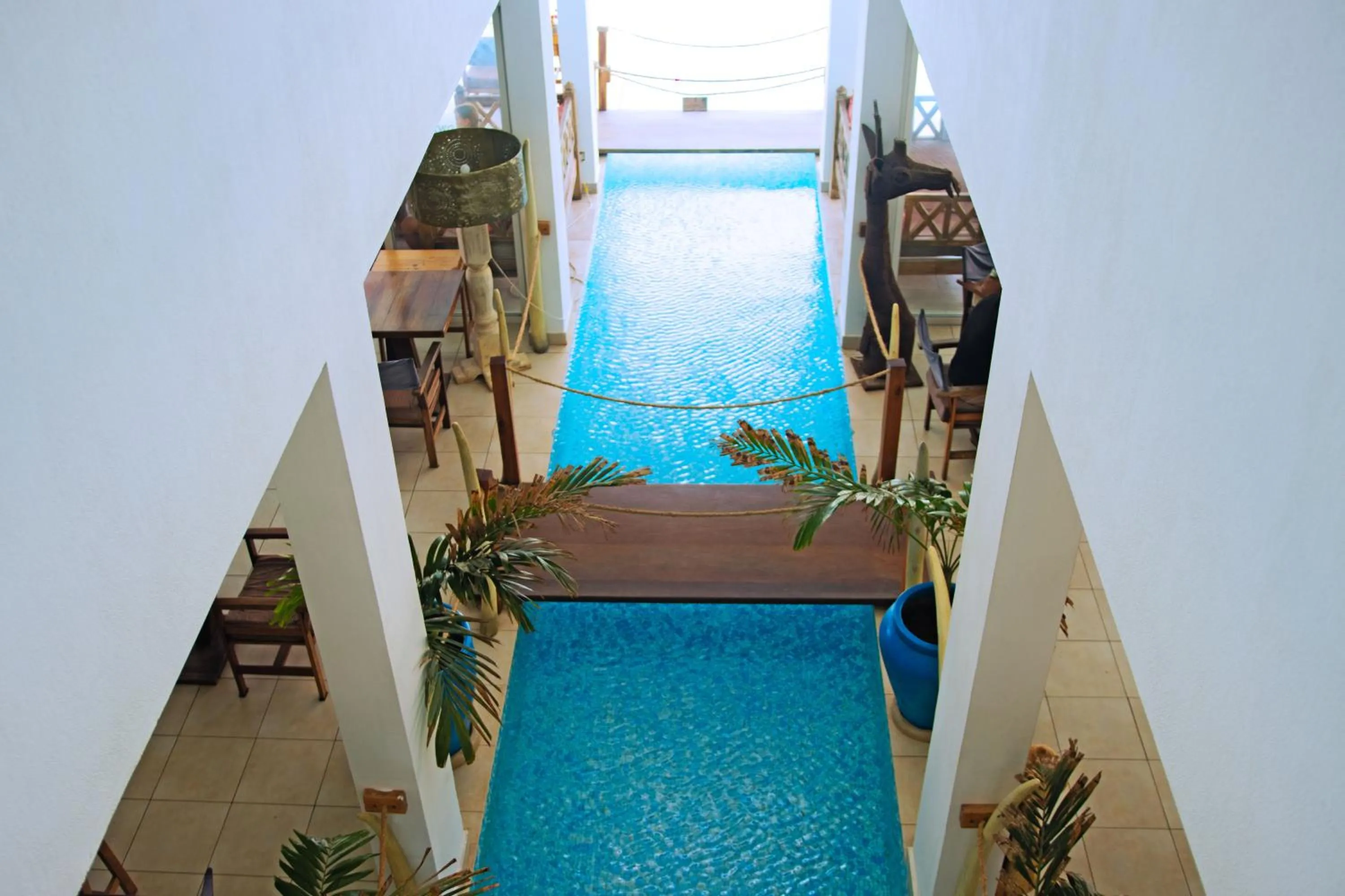 Decorative detail in Visiwa Beach Resort