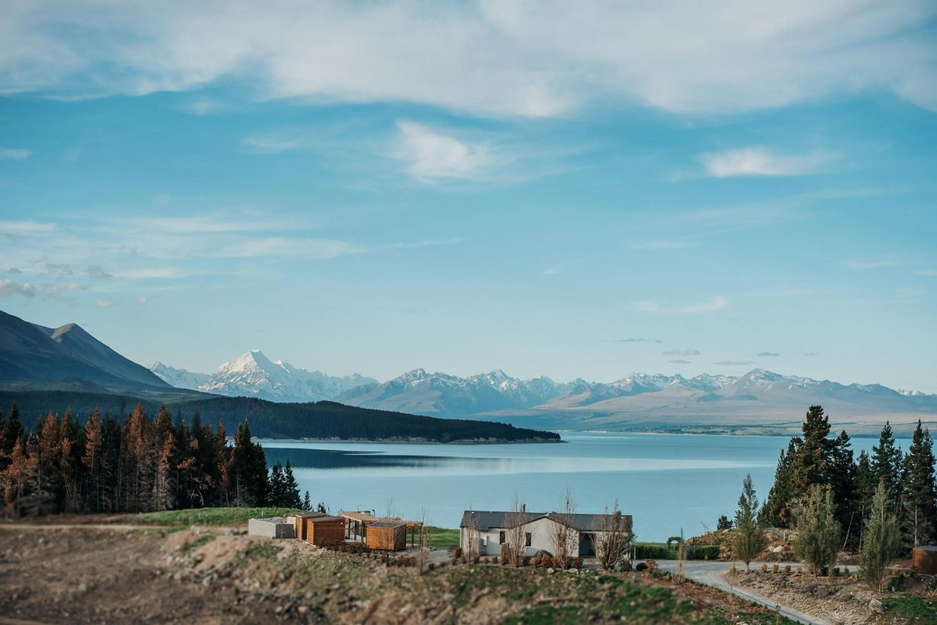 Natural landscape in Mt Cook Lakeside Retreat