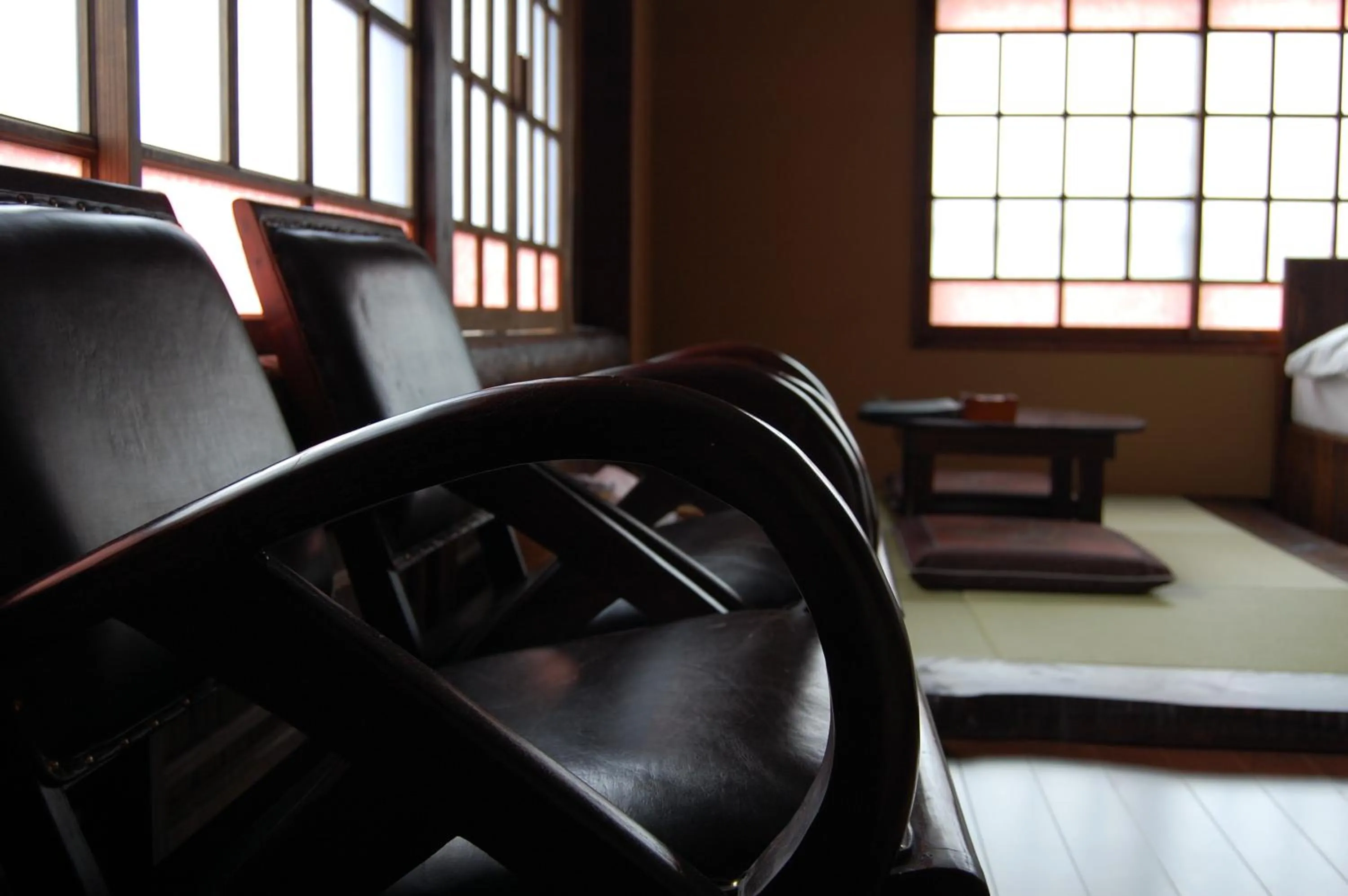 Seating area in Yunoyado Irifune