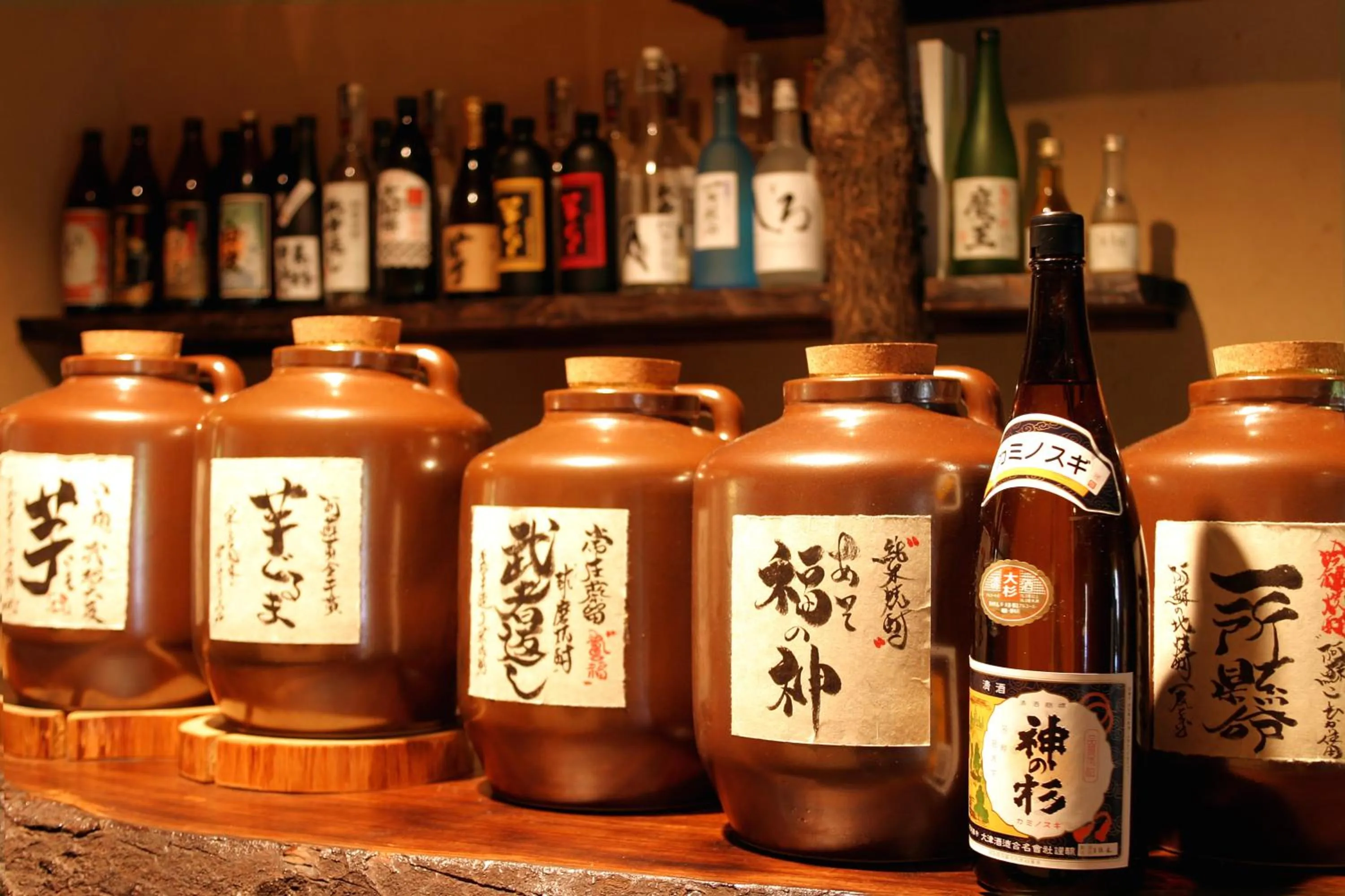 Drinks in Yunoyado Irifune