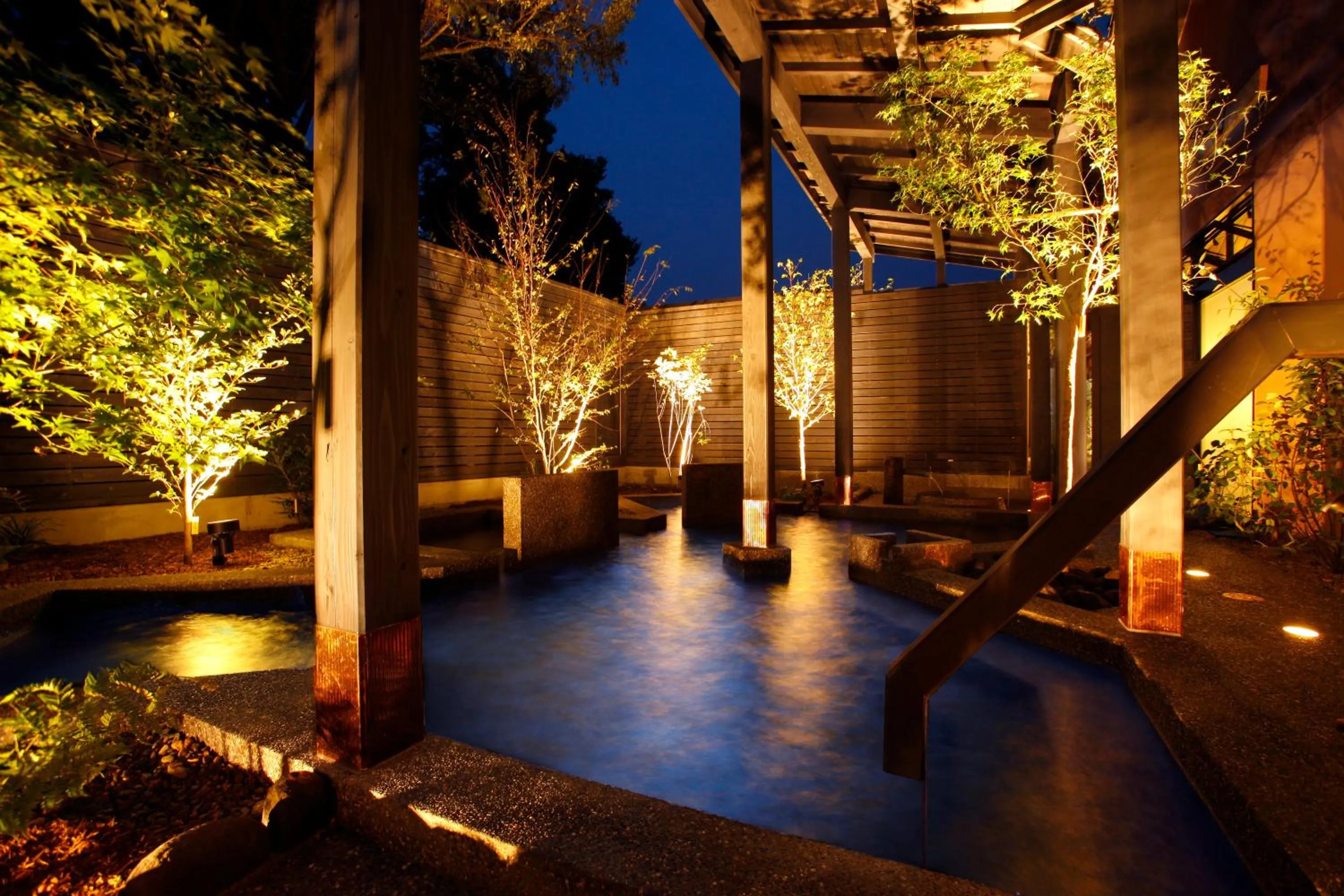 Hot Spring Bath in Yunoyado Irifune