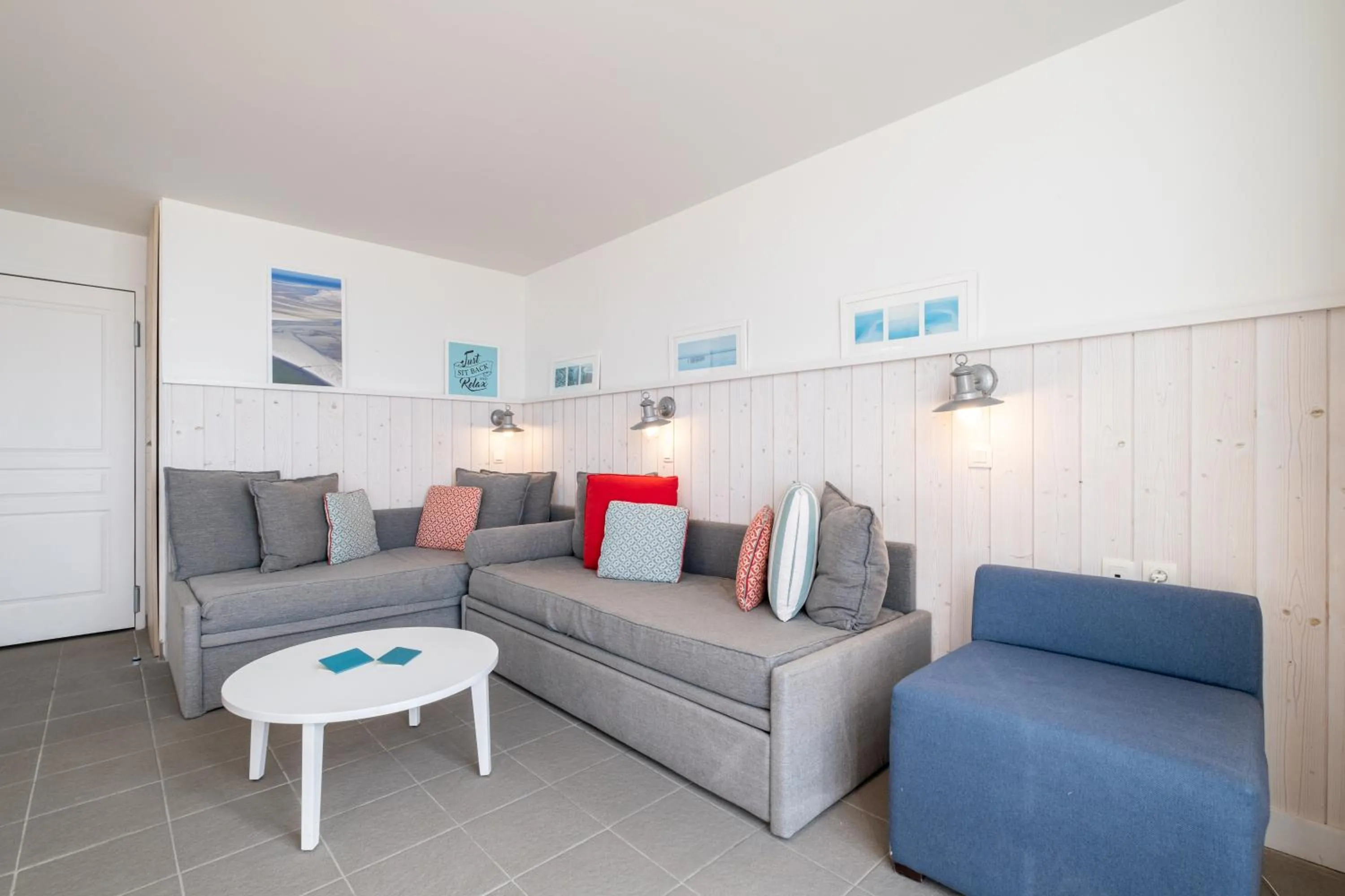 Living room in Pierre & Vacances Premium Résidence de la Plage