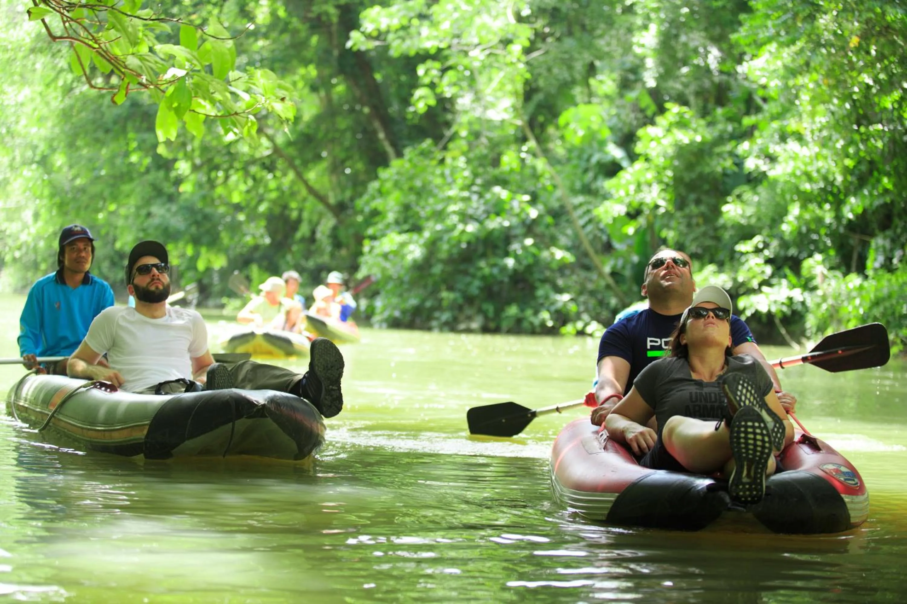 Canoeing in Khao Sok River Lodge Hotel