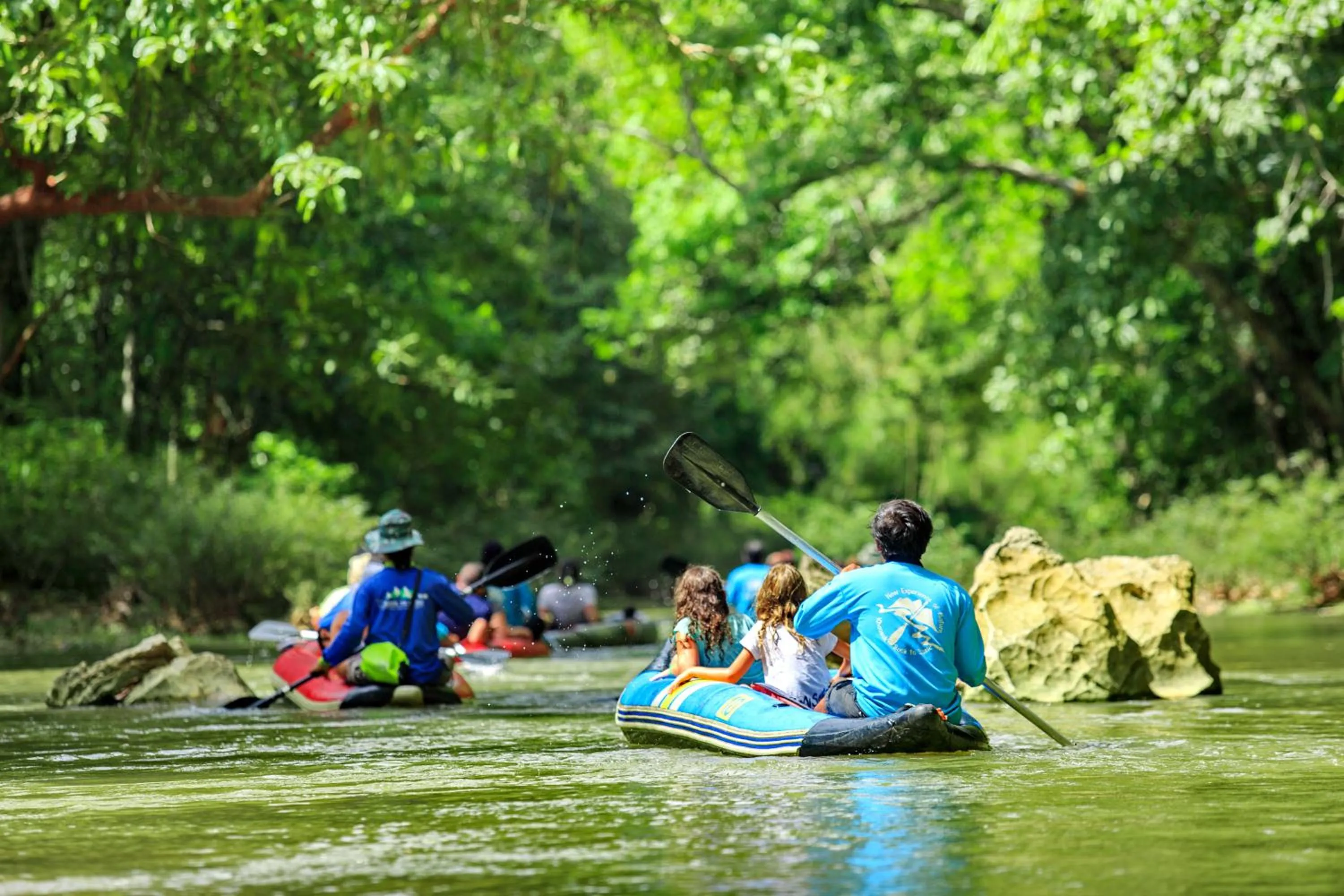 Canoeing in Khao Sok River Lodge Hotel