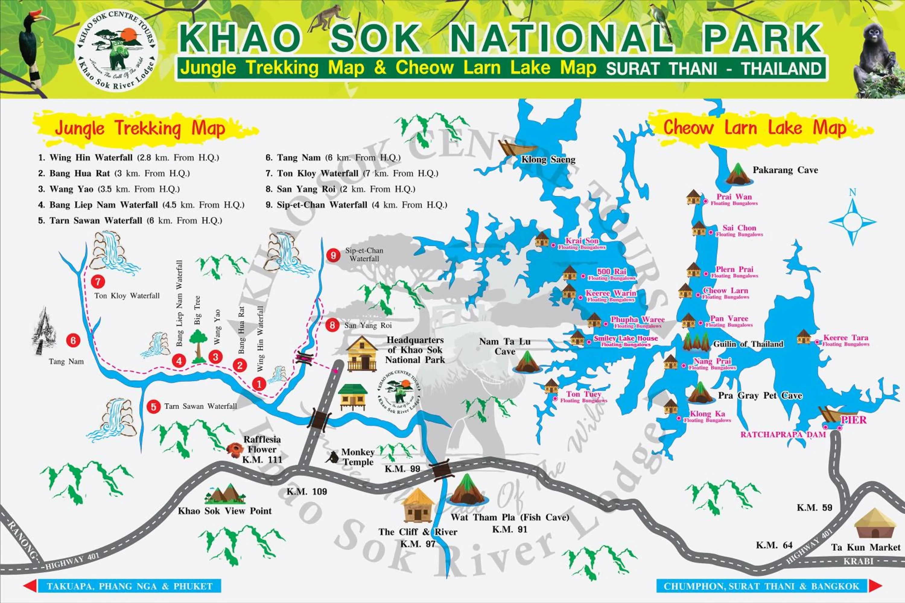 Logo/Certificate/Sign in Khao Sok River Lodge Hotel