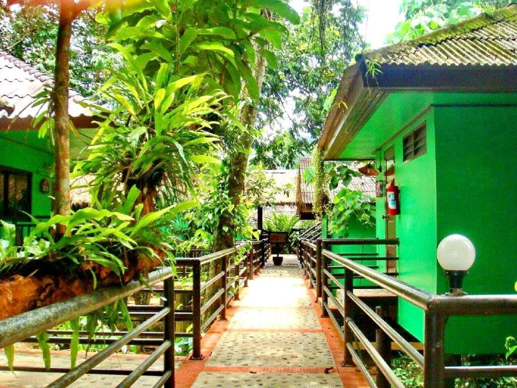 Facade/entrance in Khao Sok River Lodge Hotel